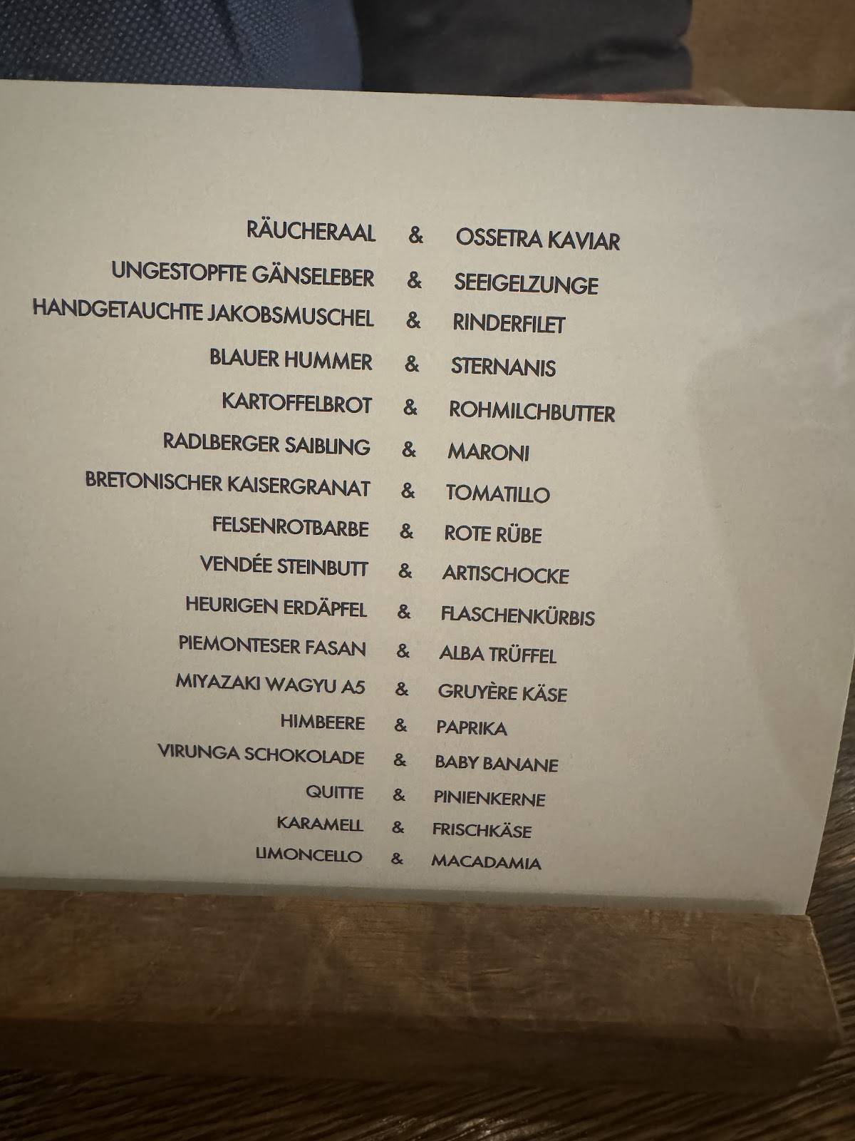 Menu de [aend]
