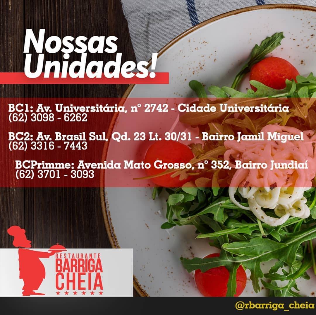 Menu em Restaurante Barriga Cheia 3, Anápolis, Av. Brasil Sul