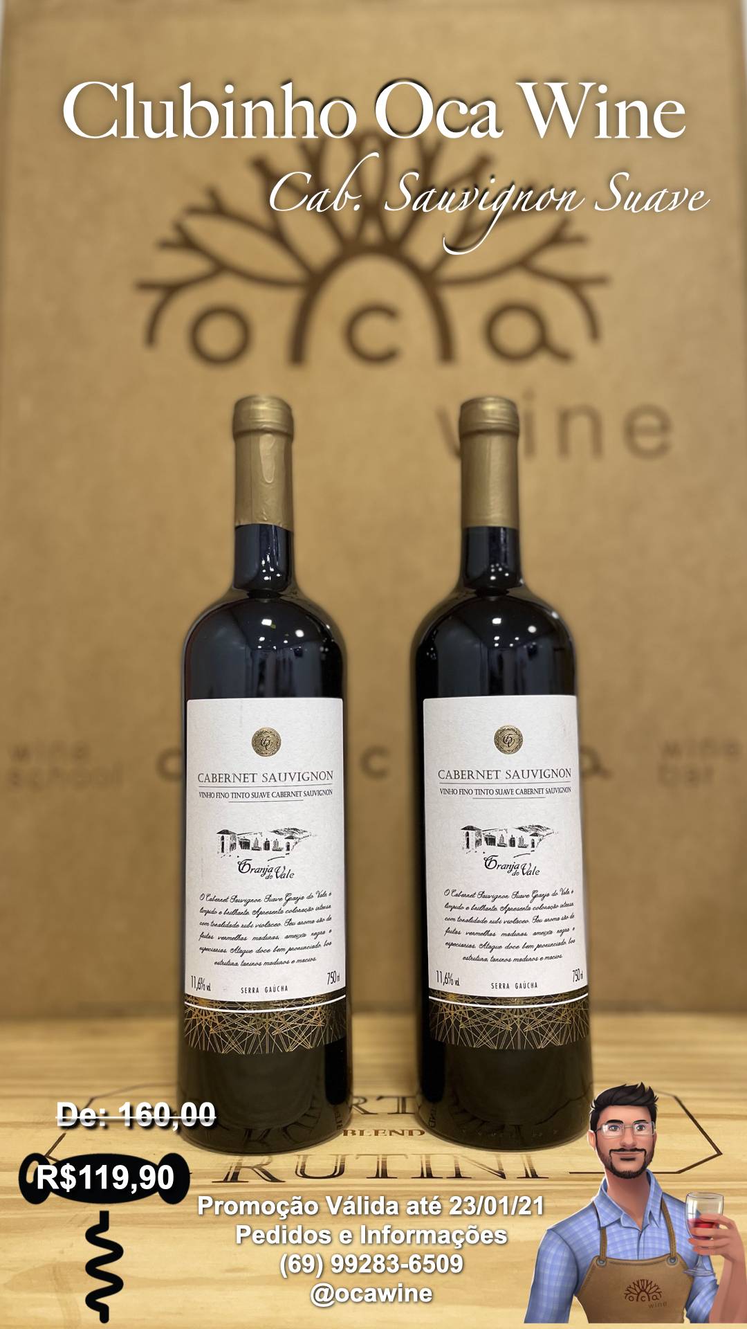 Restaurante Oca Wine Porto Velho l Loja de vinhos e presentes cardápio
