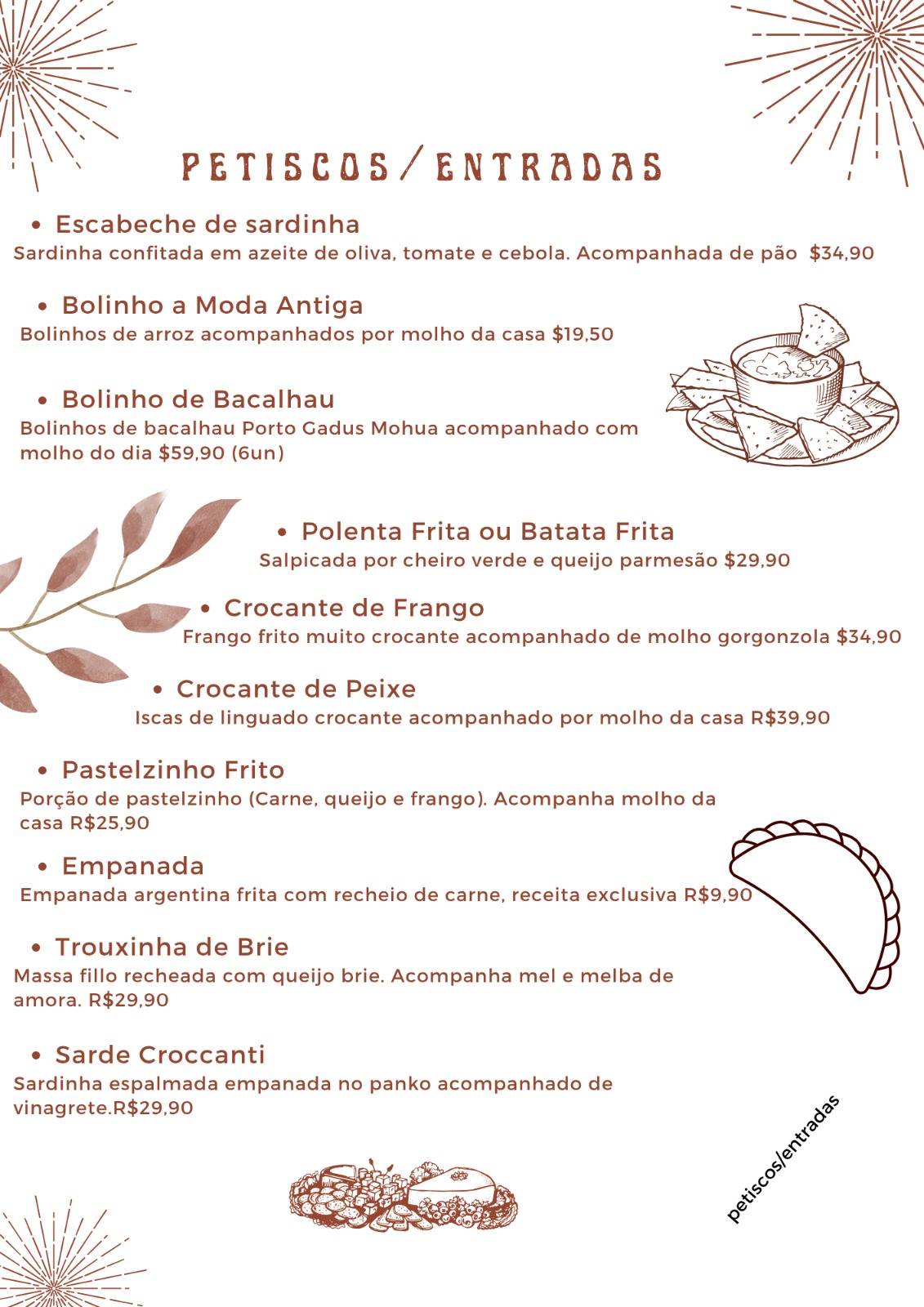 Restaurante Ofusion cardápio