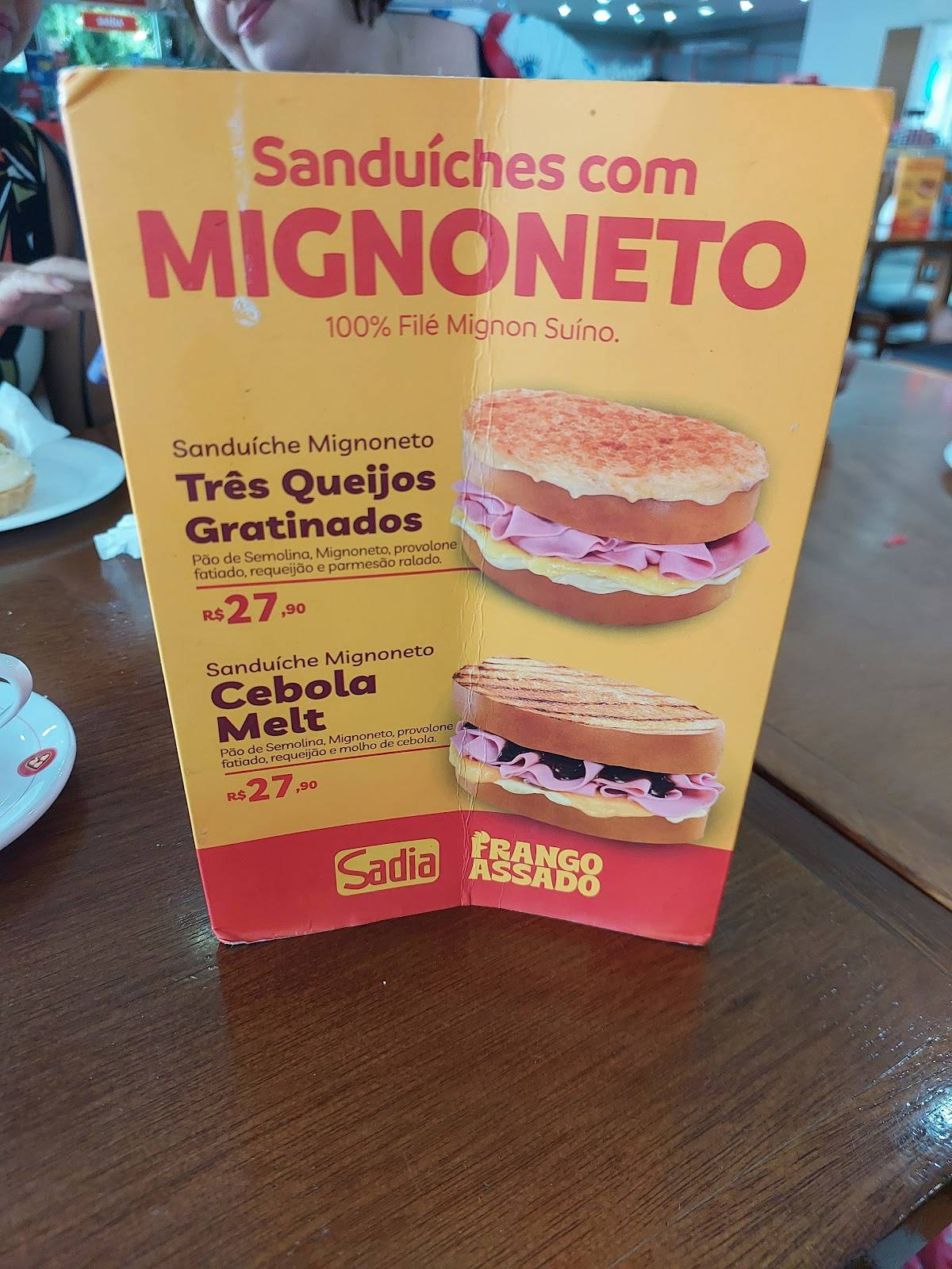 Frango Assado Taubaté cardápio
