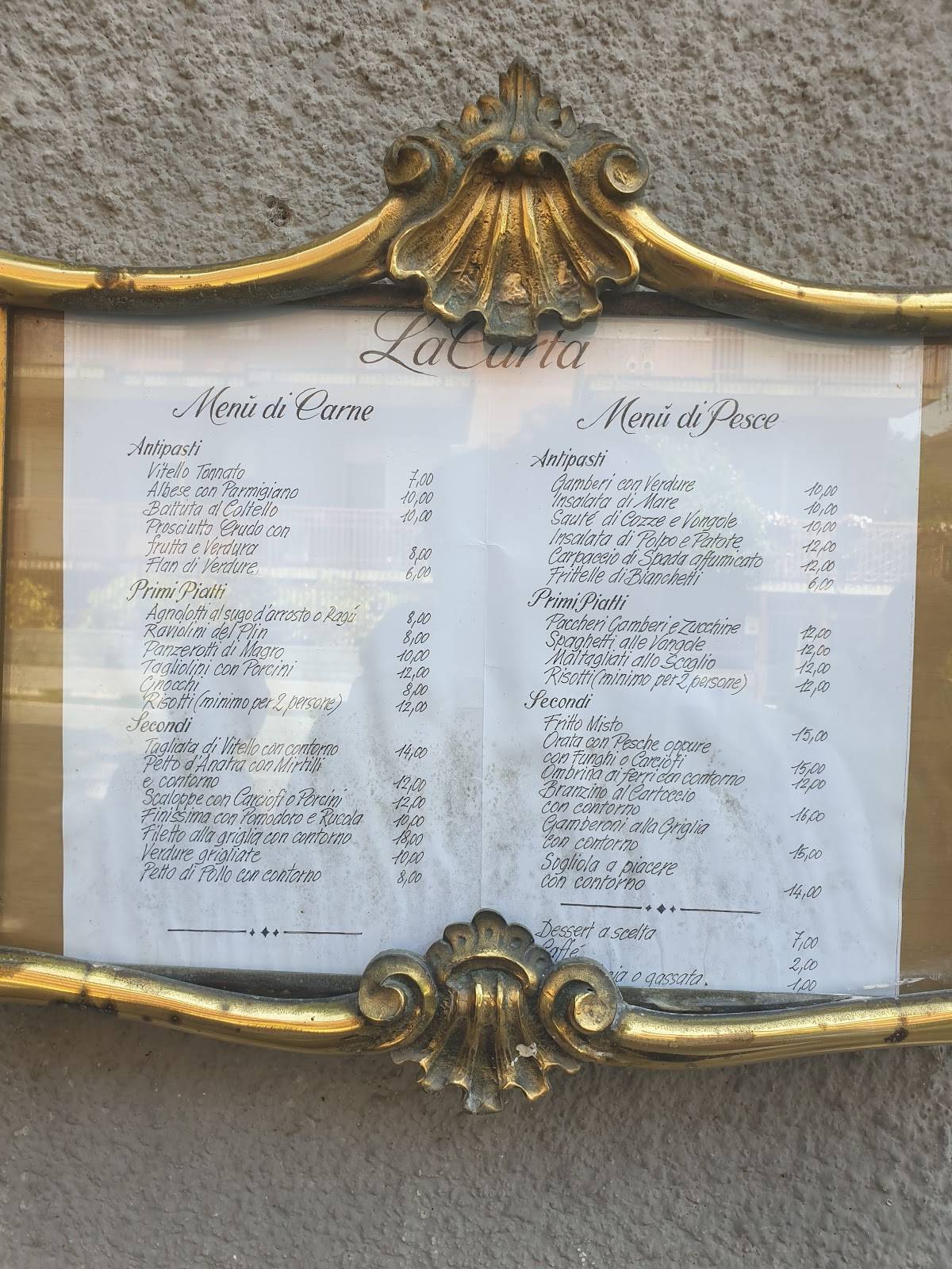 Menu di Ri Ciacci 
