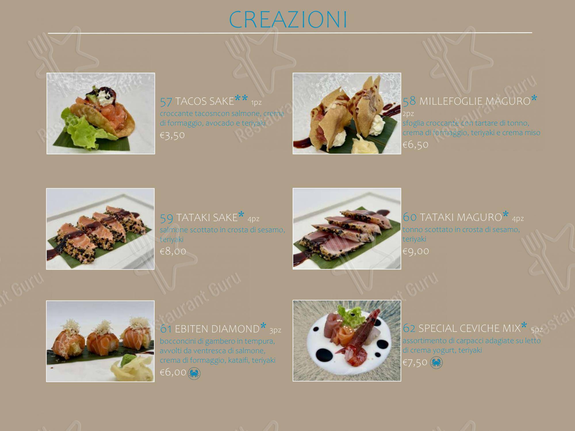 Ristorante Asia in Jesi - Menu
