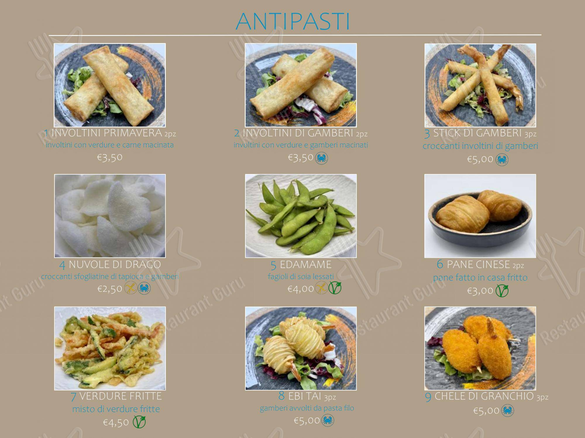 Ristorante Asia in Jesi - Menu