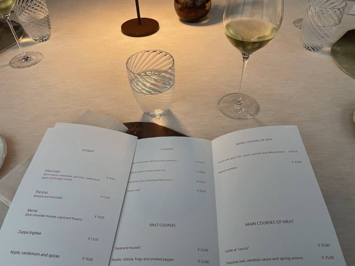 Menu di Ristorante Borgo Sant'Anna 