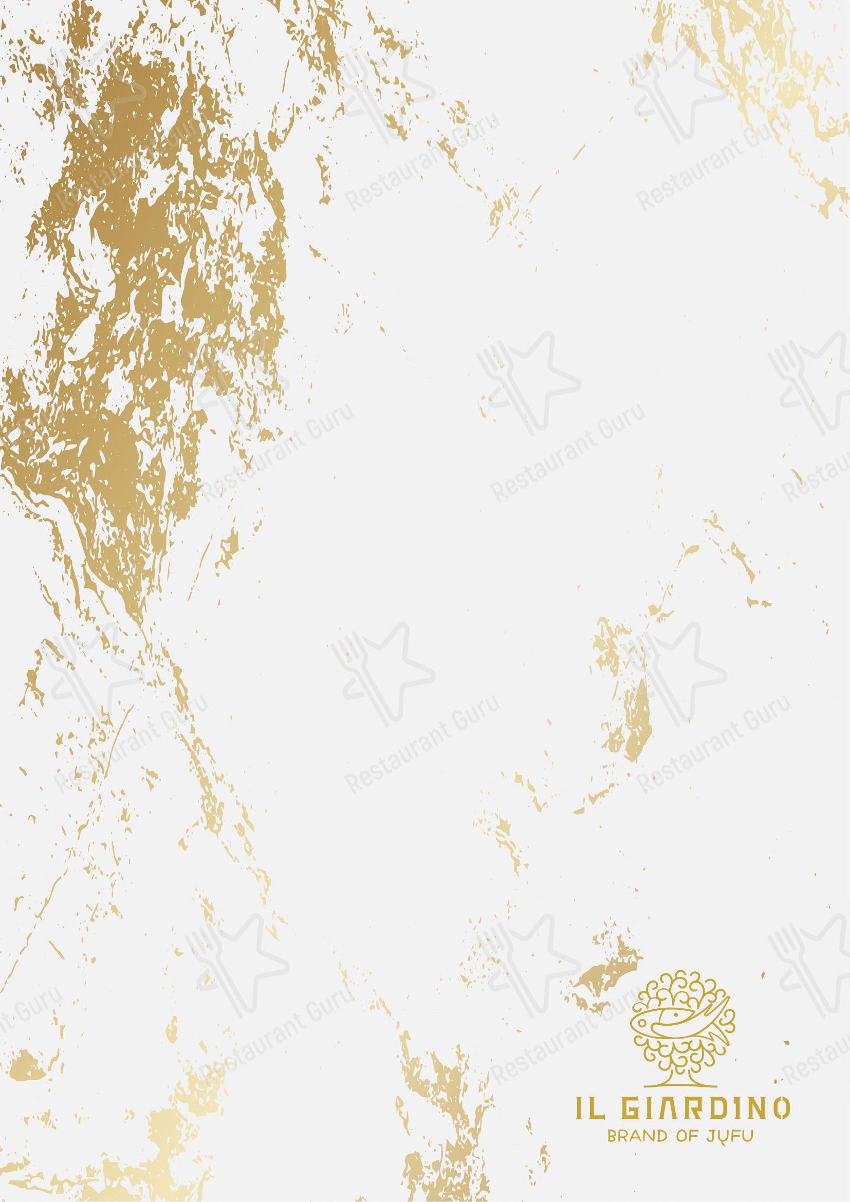 Ristorante Il Giardino in Prato - Menu