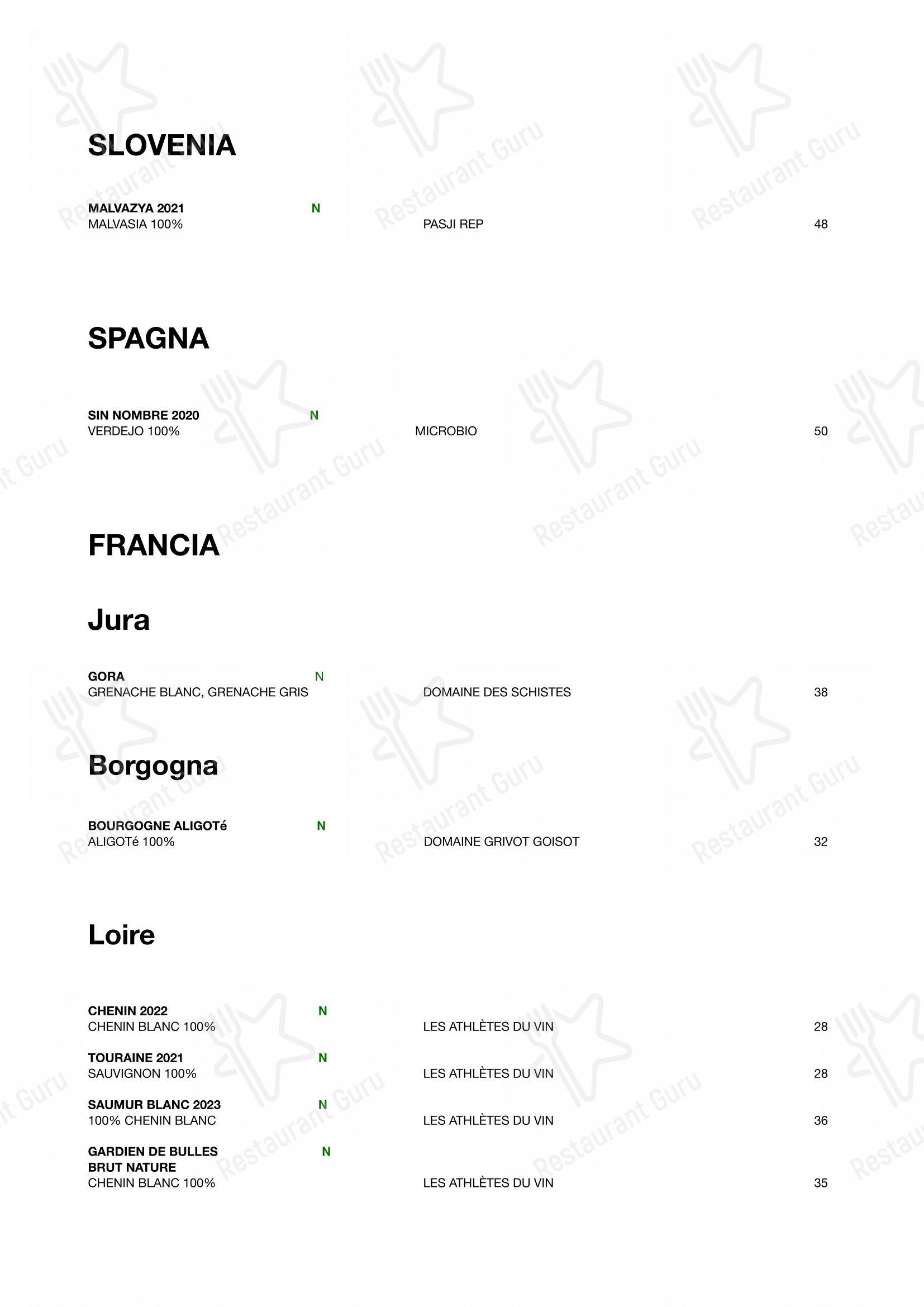 Menu bar per Ristorante Le Querce in Forli