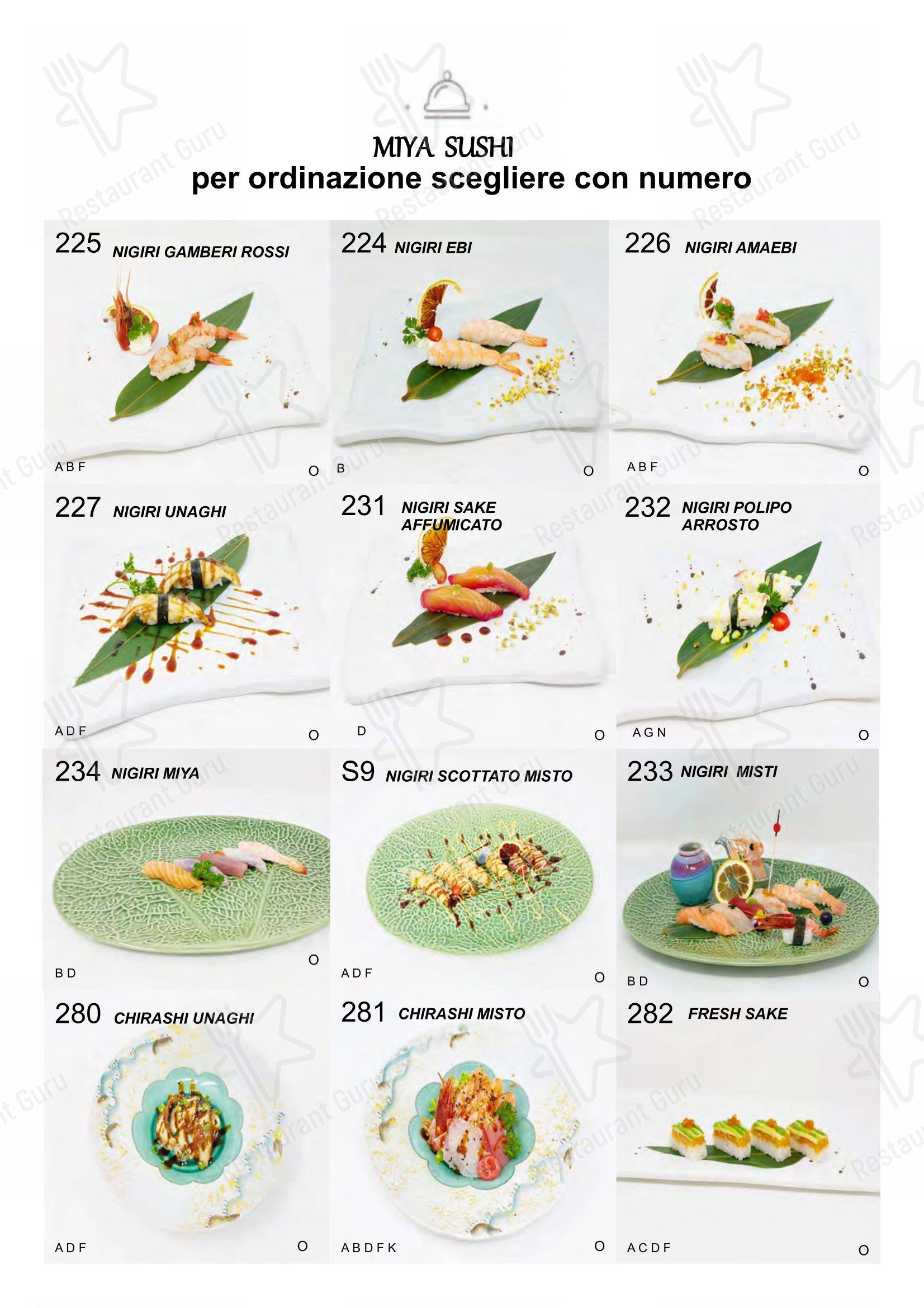 Menu di Ristorante Miya Sushi - Детское