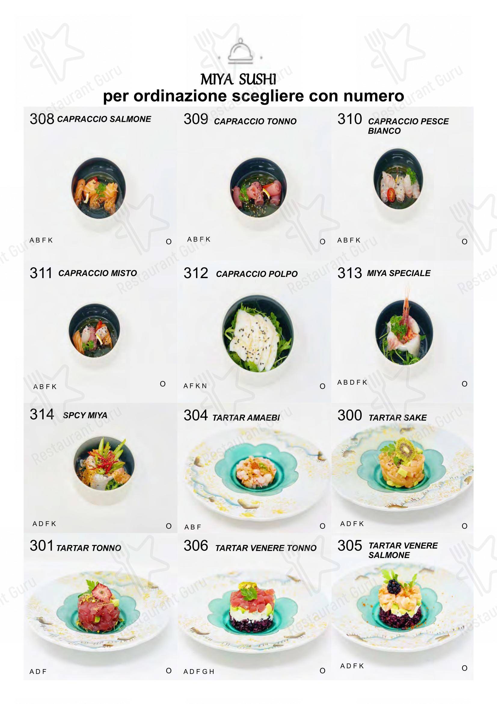 Menu di Ristorante Miya Sushi - Детское