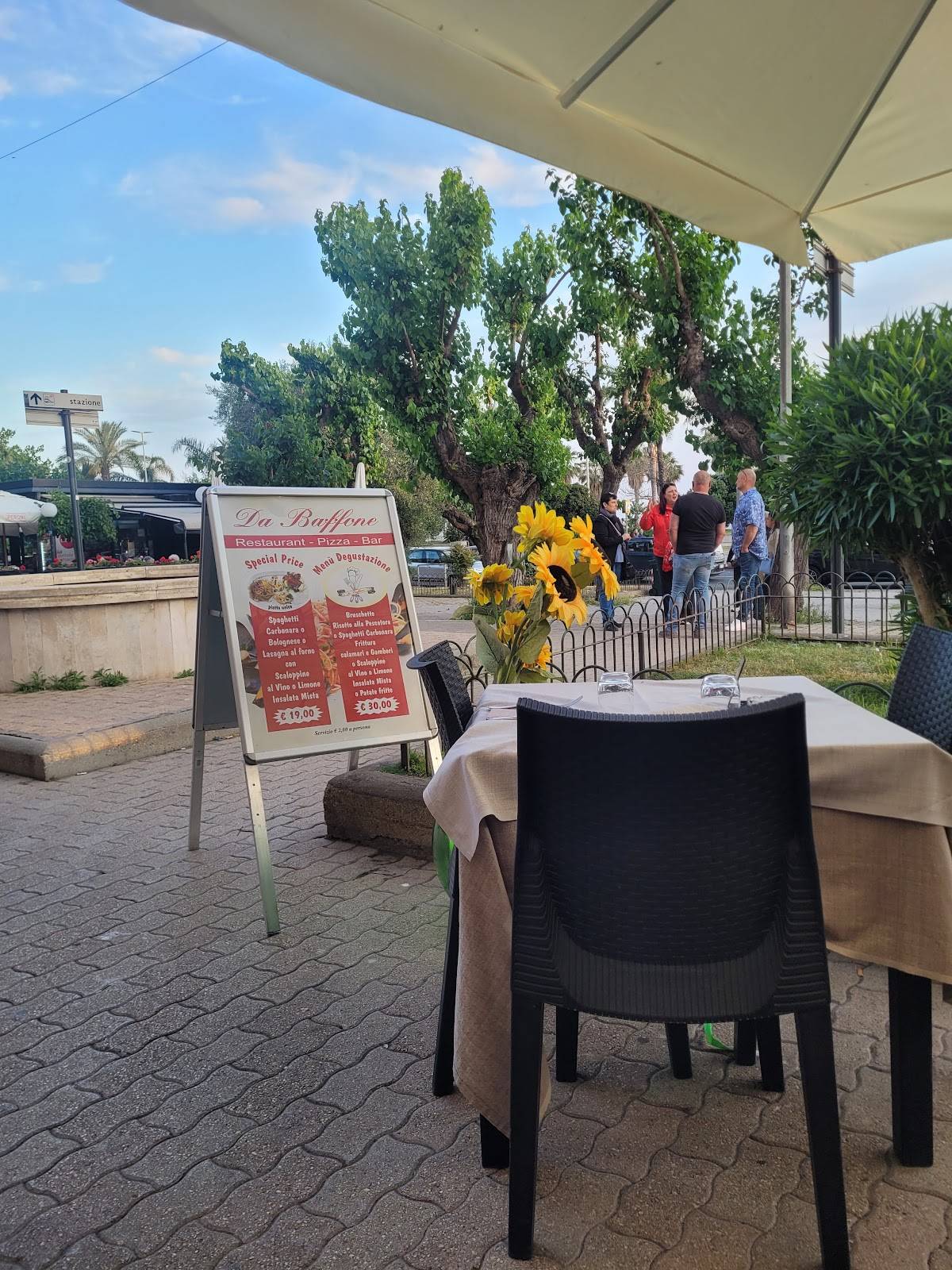 Menu di Ristorante Pizzeria Da Baffone 