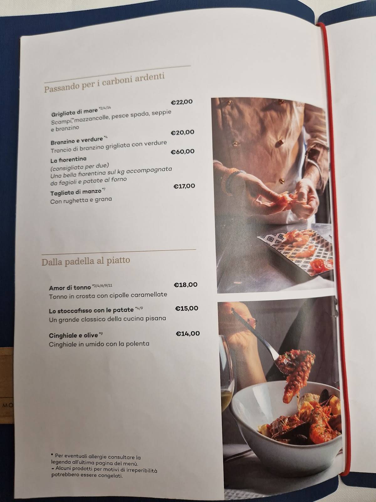 Menu di Ristorante Pizzeria Da Rino 