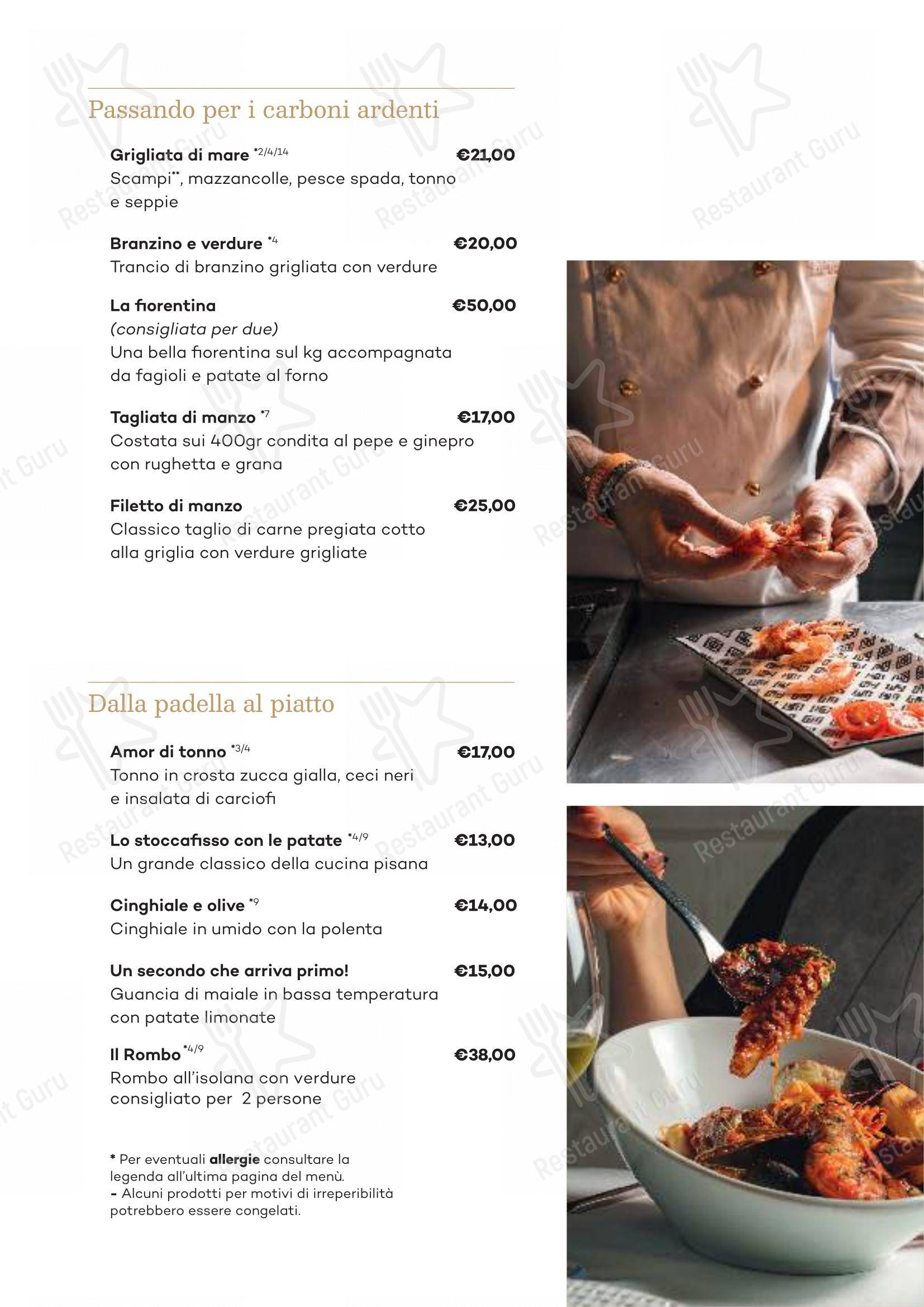 Ristorante Pizzeria Da Rino in Pisa - Menu