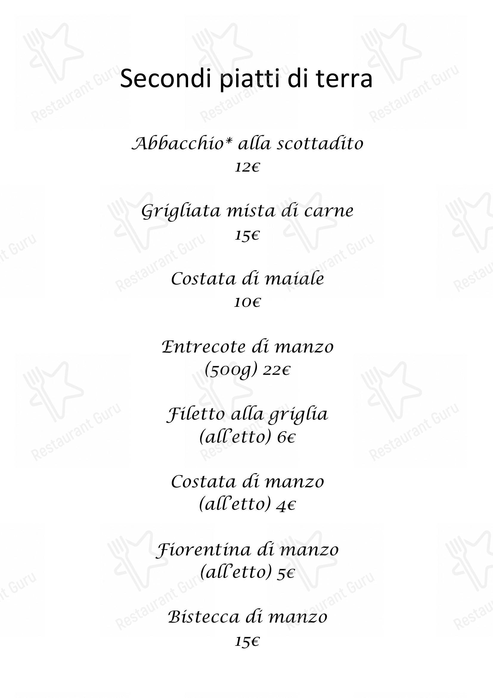 Menu per Ristorante 