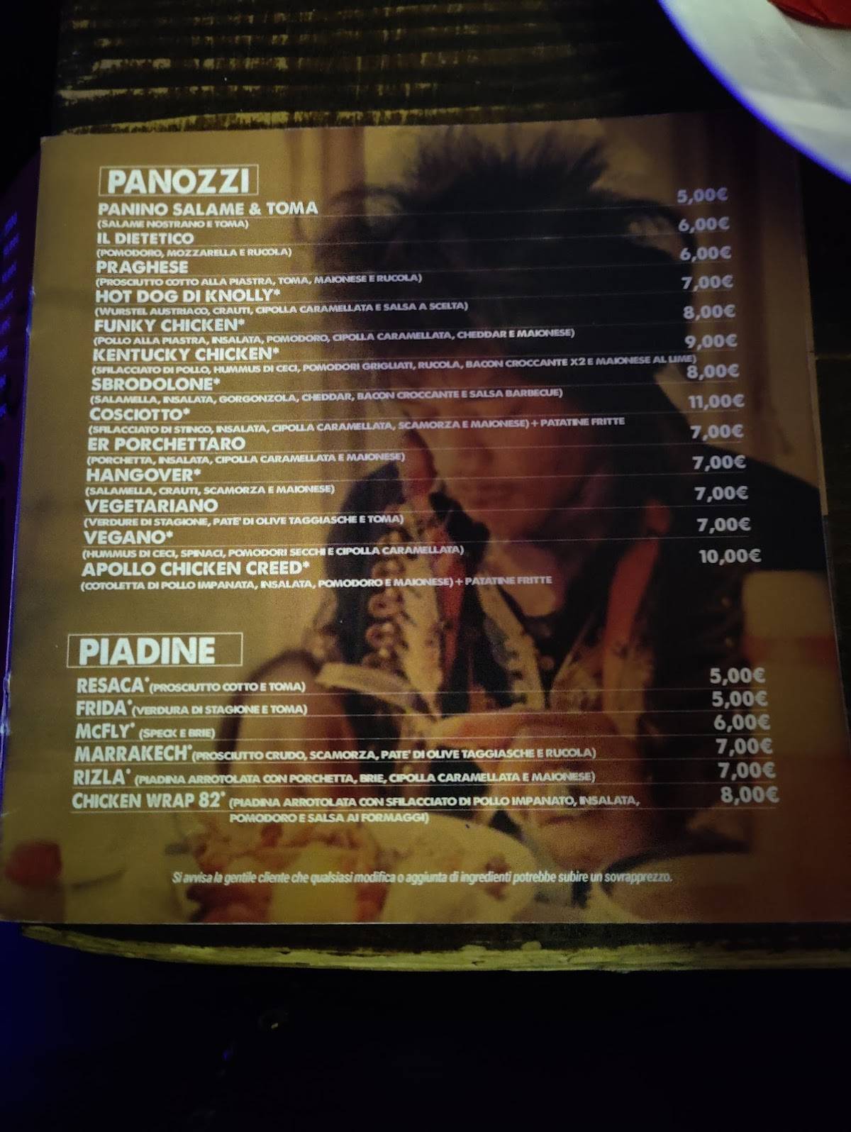 Menu di Birra Ceca Pub82 
