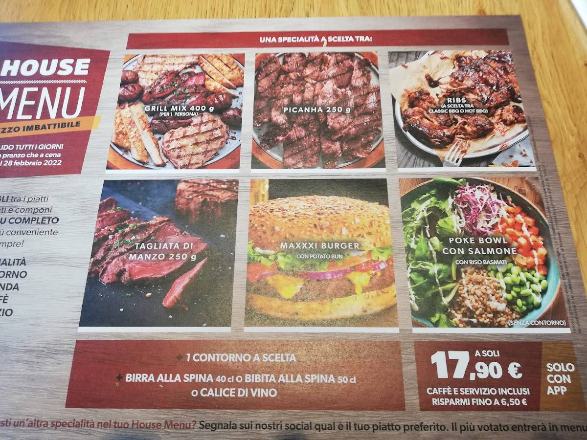 Menu di Roadhouse Restaurant Roma Torre Spaccata 