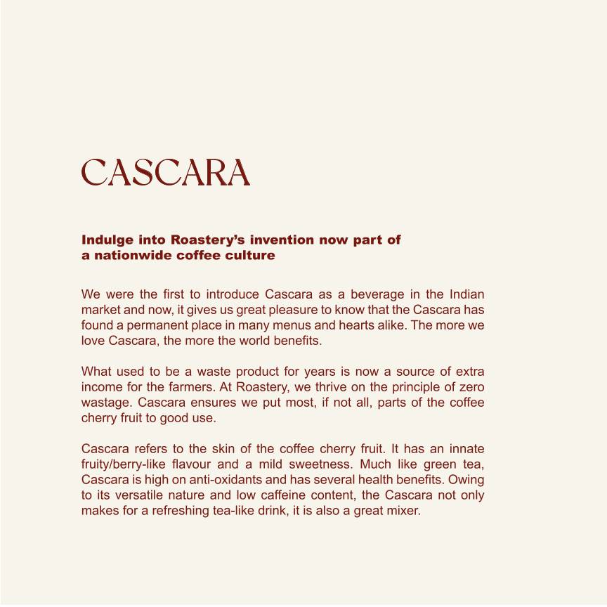 Roastery Coffee House C Scheme menu