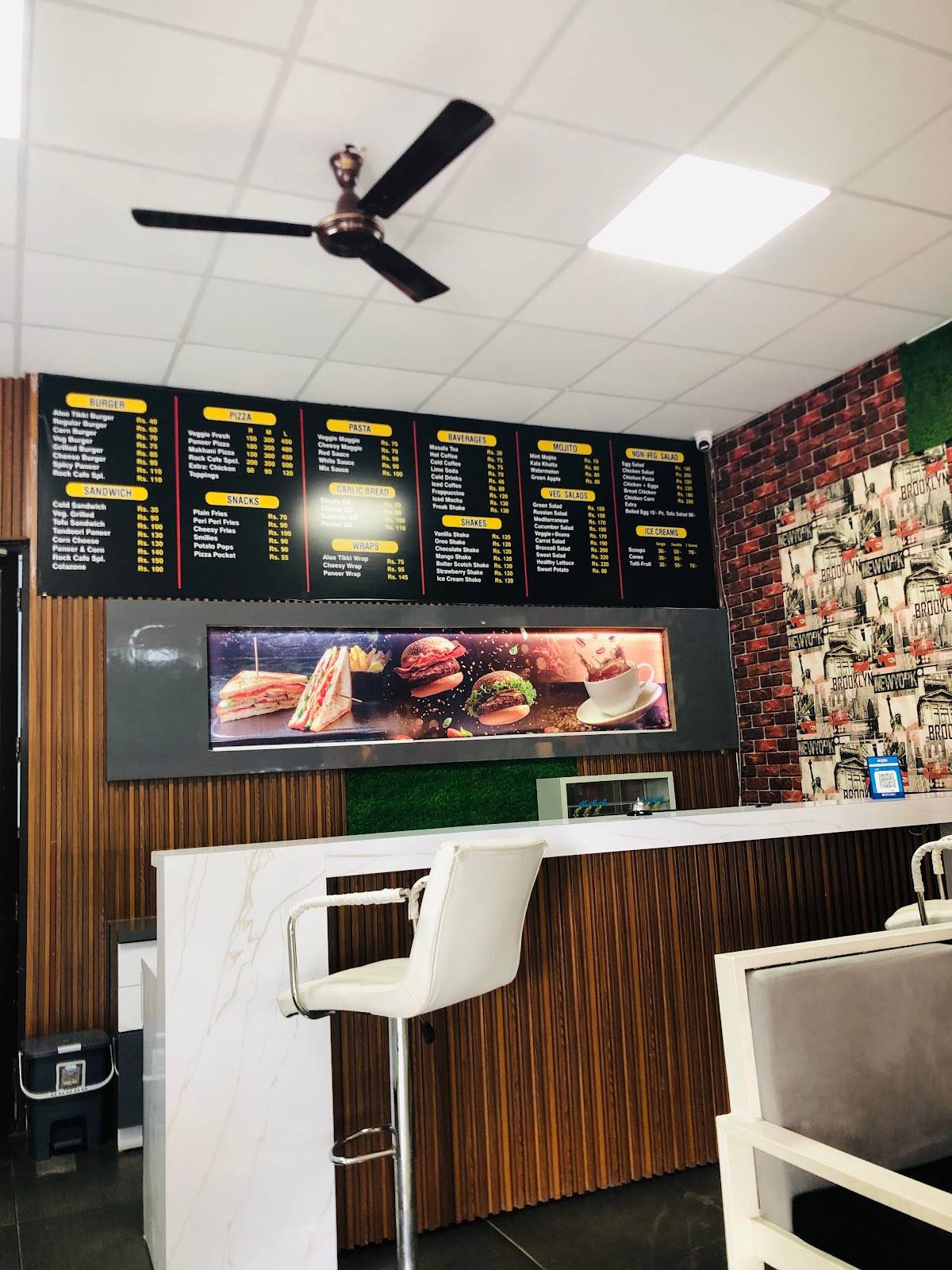 Rock Cafe menu