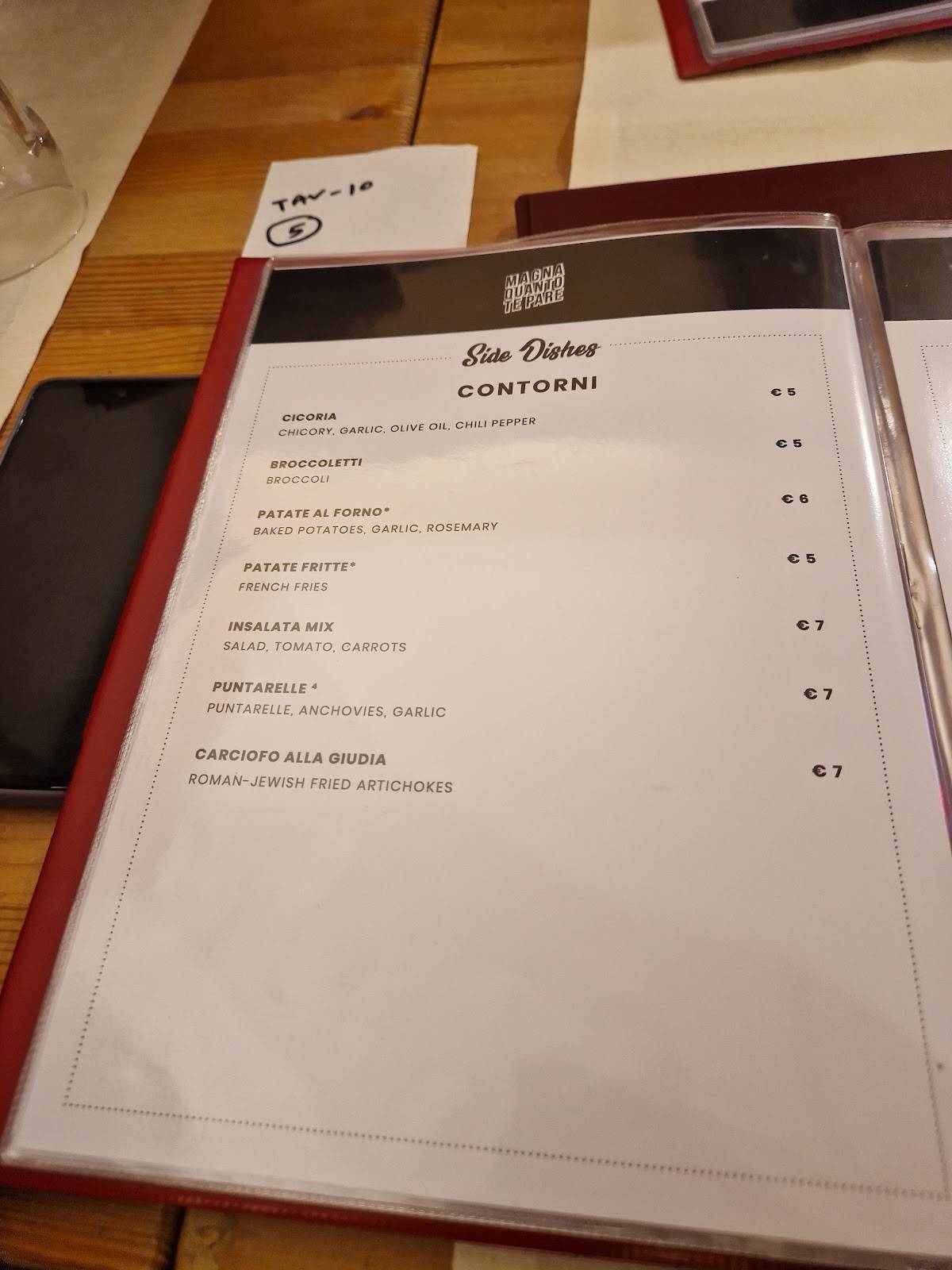 Menu di Opera 
