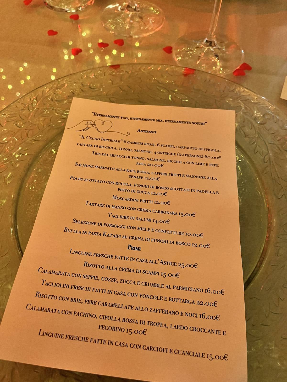 Menu di Ristorante Le Due Lune 