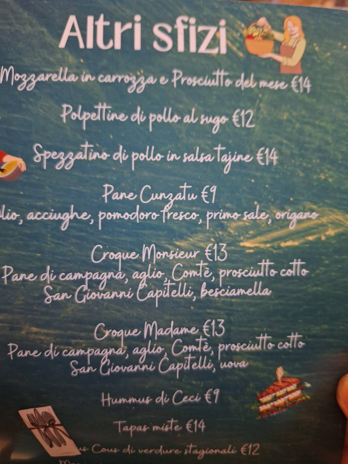 Menu di Spaccio Grosso 