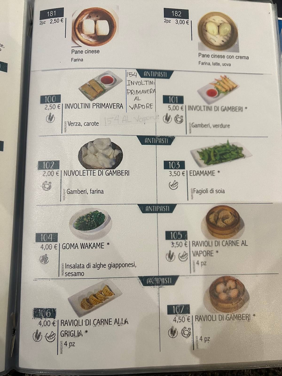 Menu di Sushi Levante Restaurant - ALL YOU CAN EAT - Roma 
