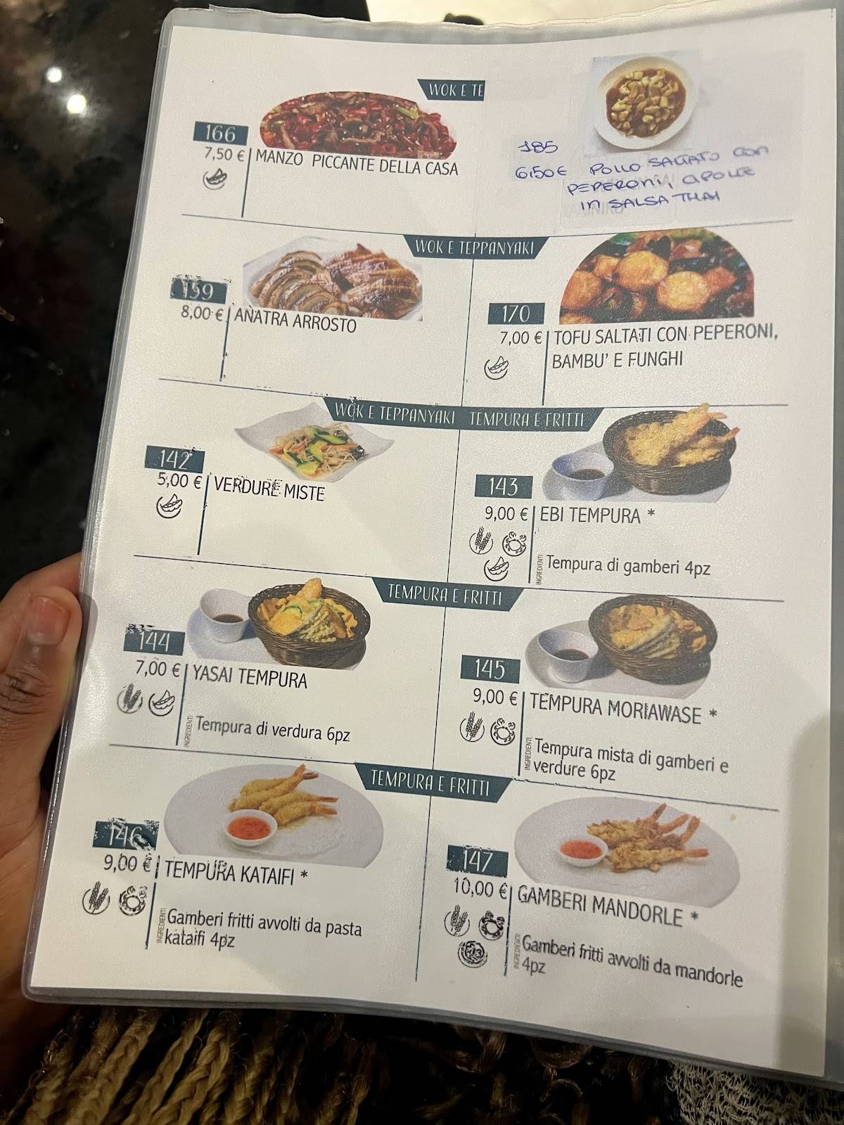 Menu di Sushi Levante Restaurant - ALL YOU CAN EAT - Roma 