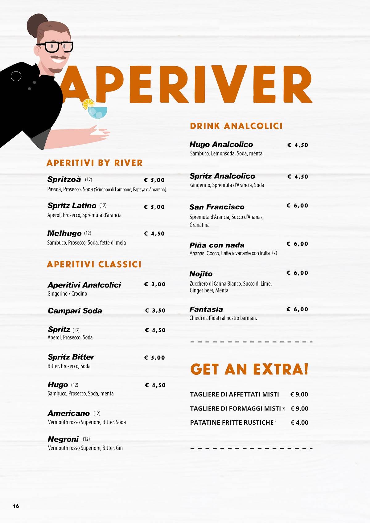 Menu di River 