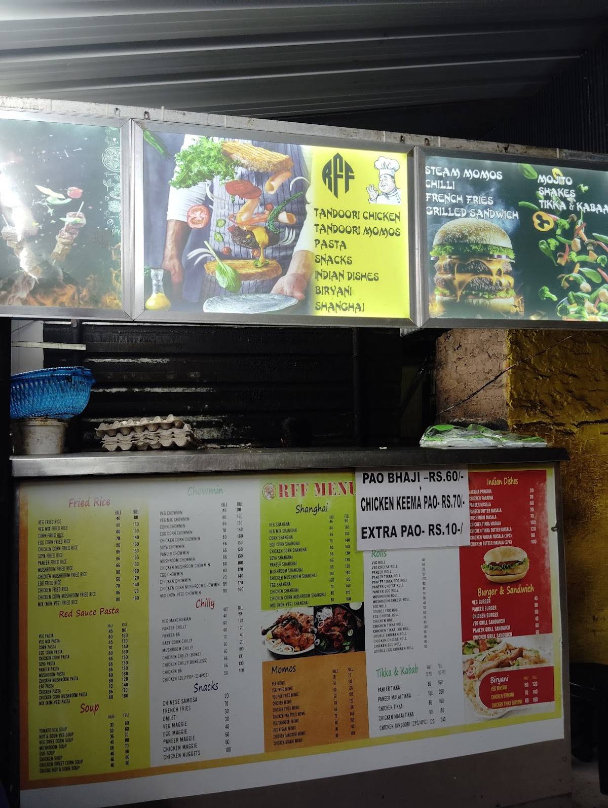 Ruchika fast food confecsnary menu
