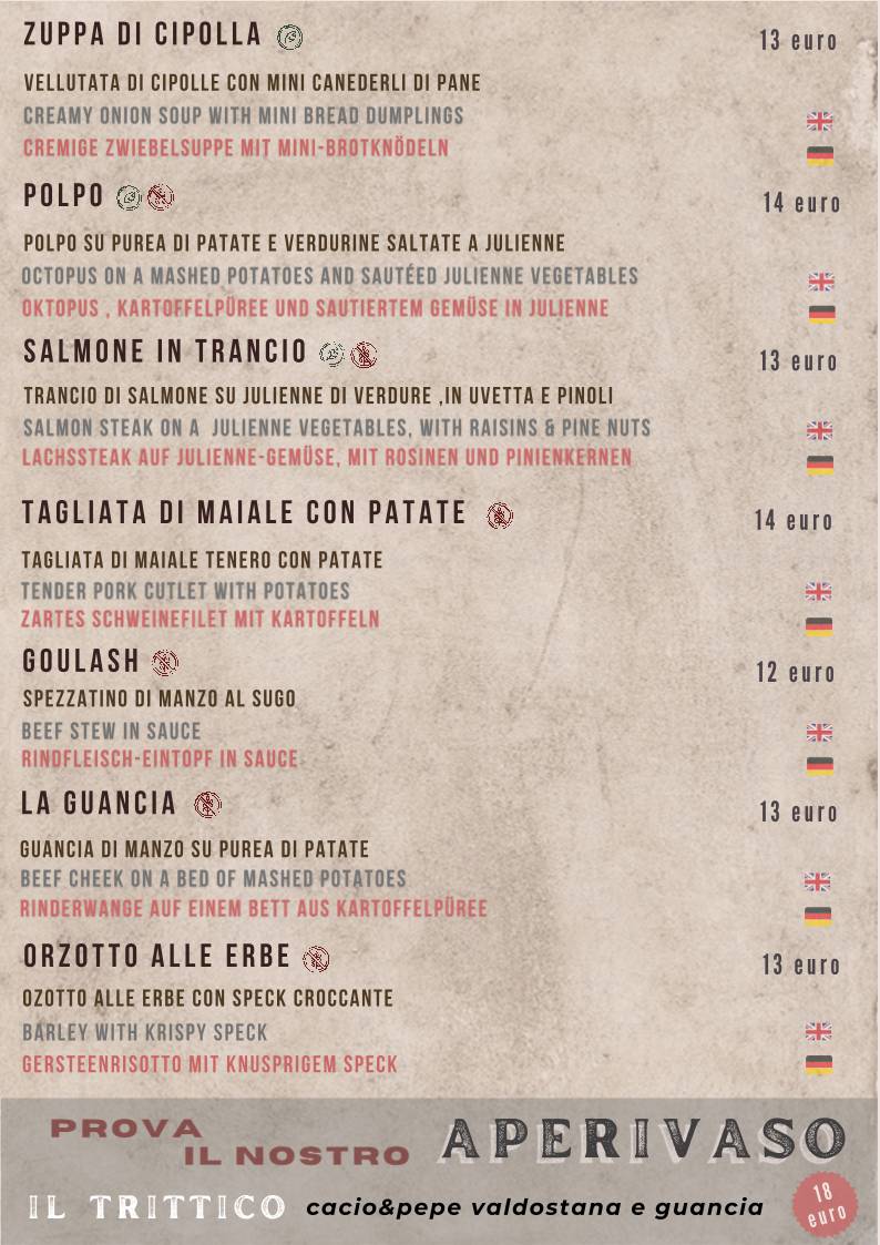 Menu di SALOTTO AMOR food&drink 