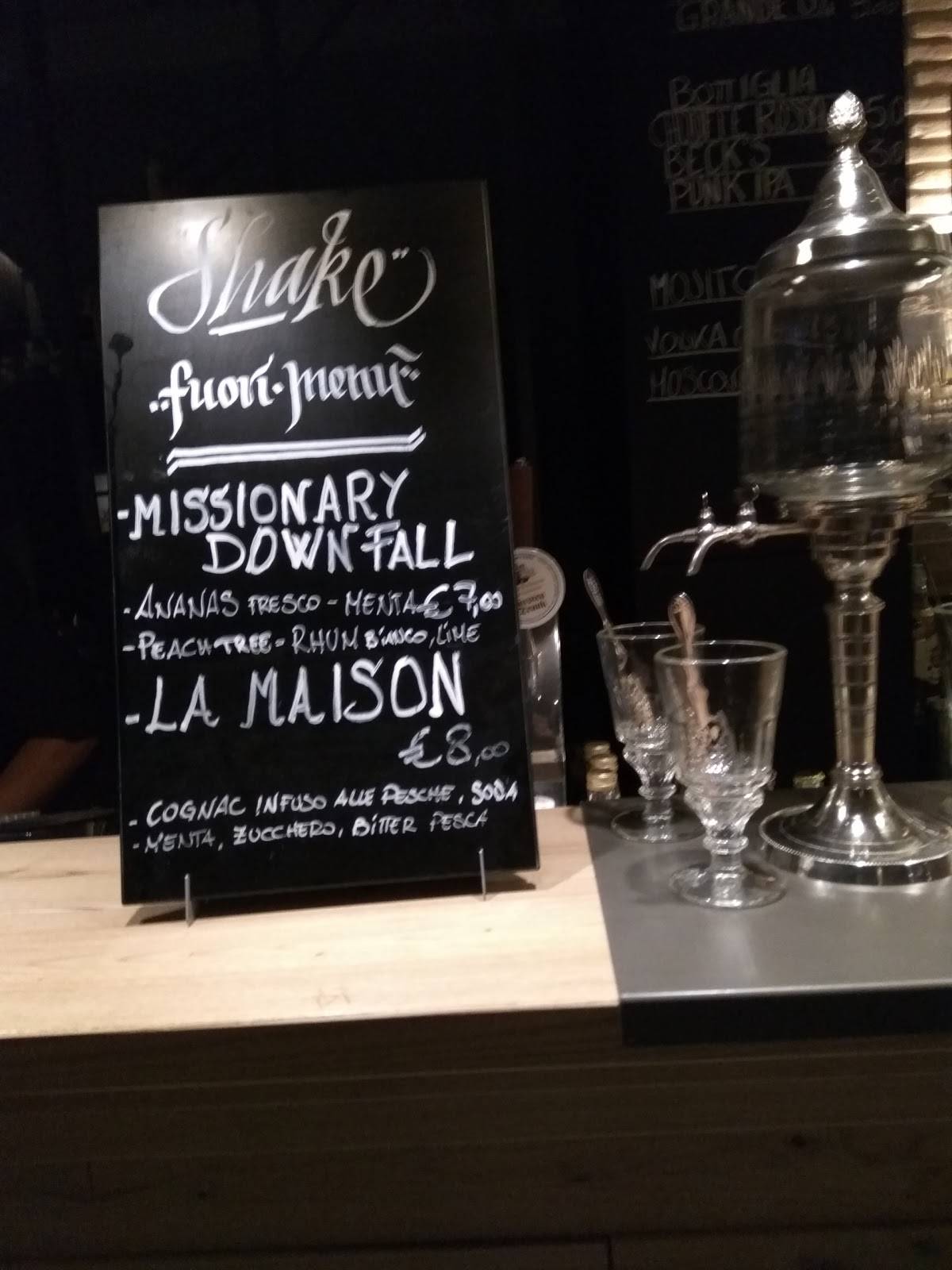 Menu di SHAKE 