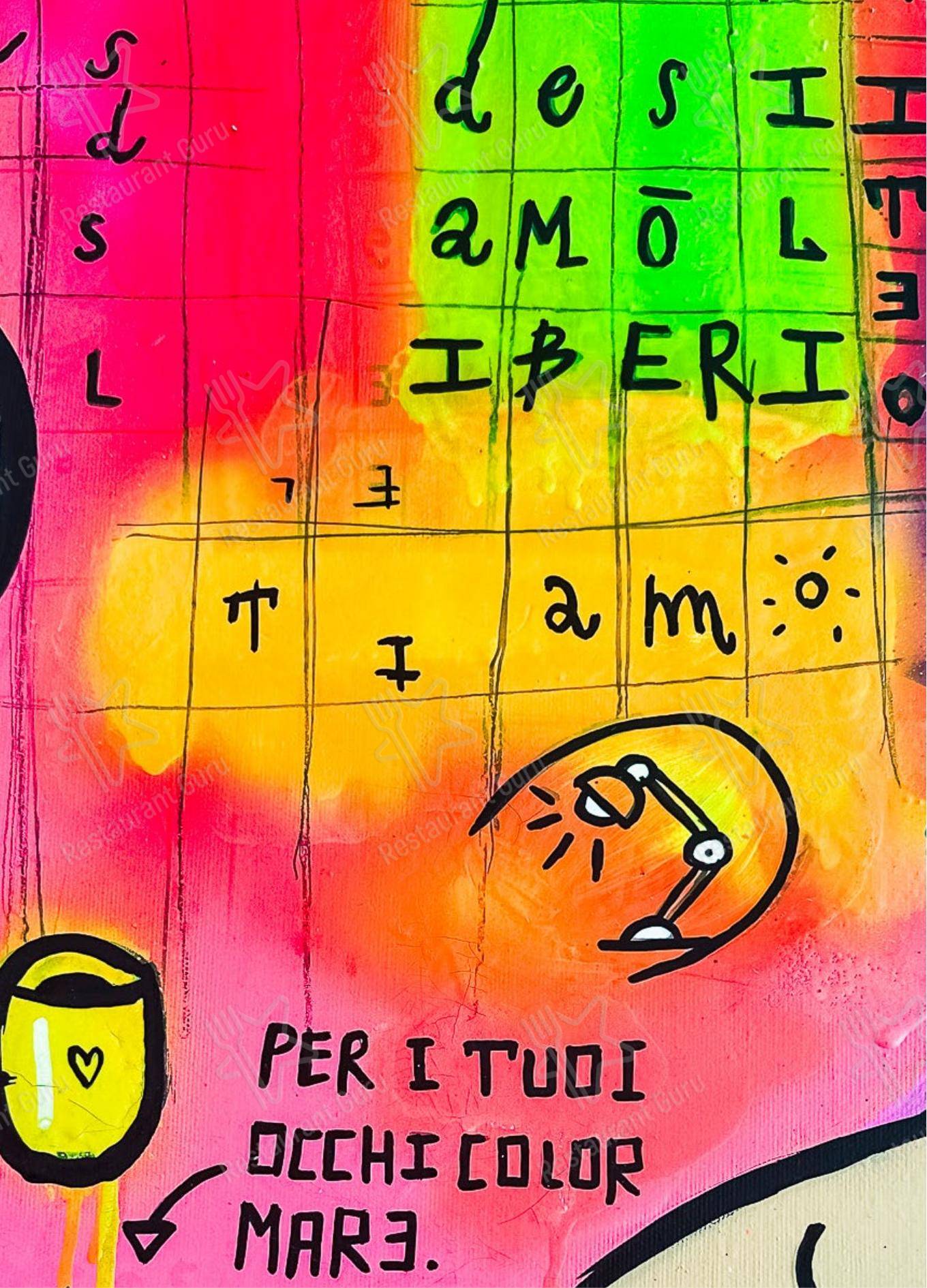 Menu per SLICE ristorante