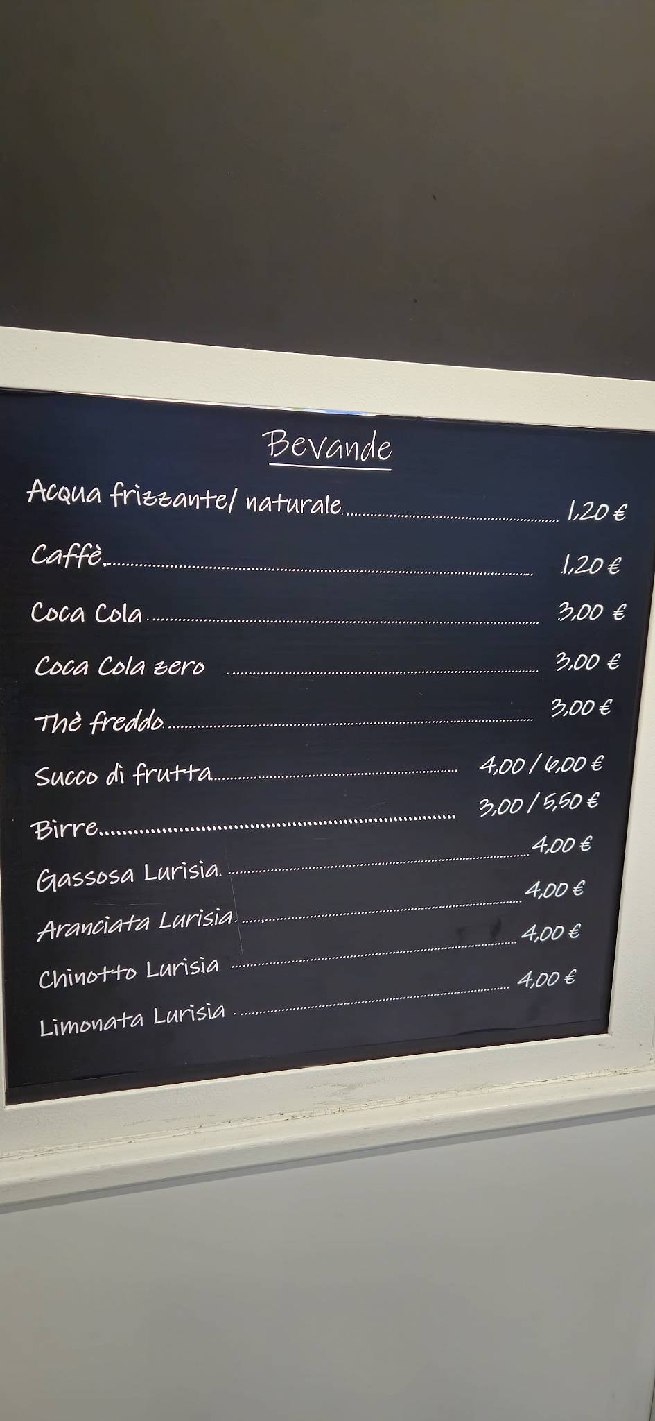 Menu di Sasà 