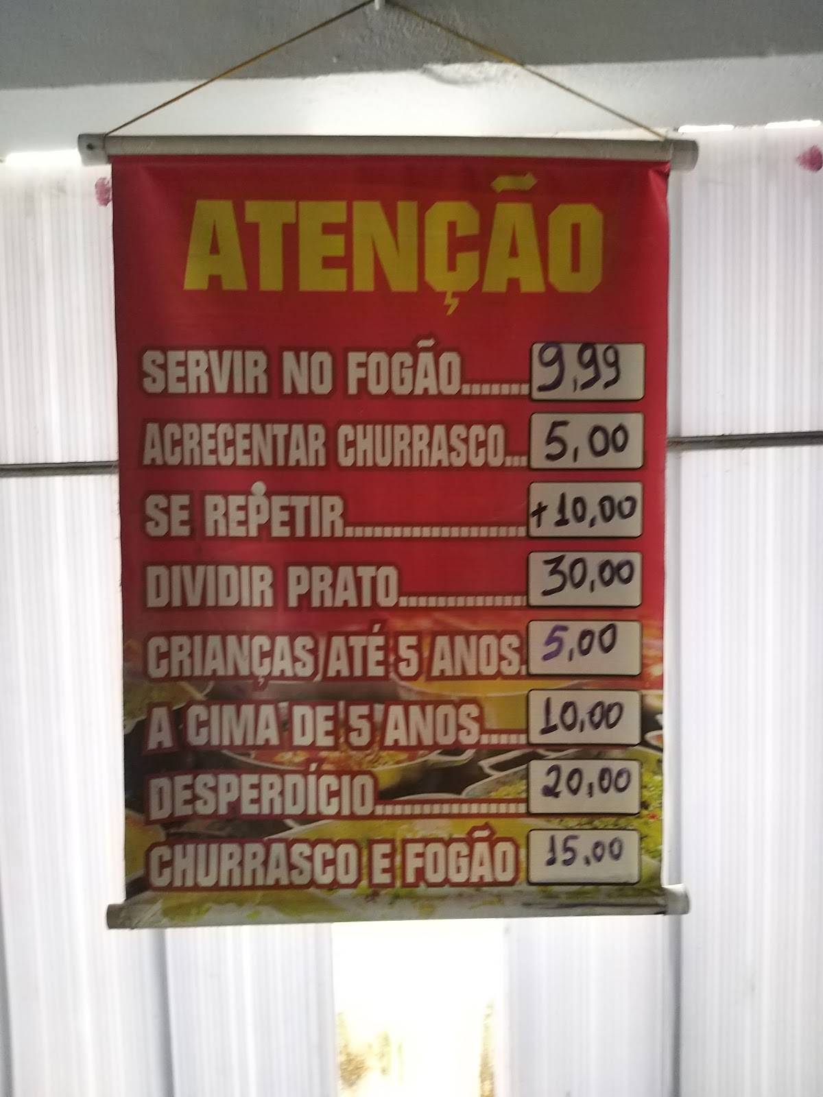 Sabor goiano cardápio
