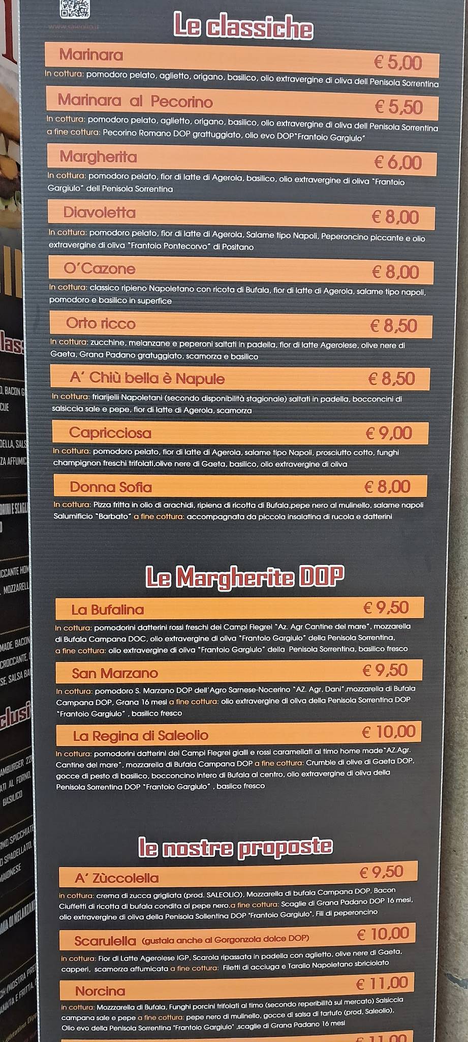 Menu di SaleOlio 