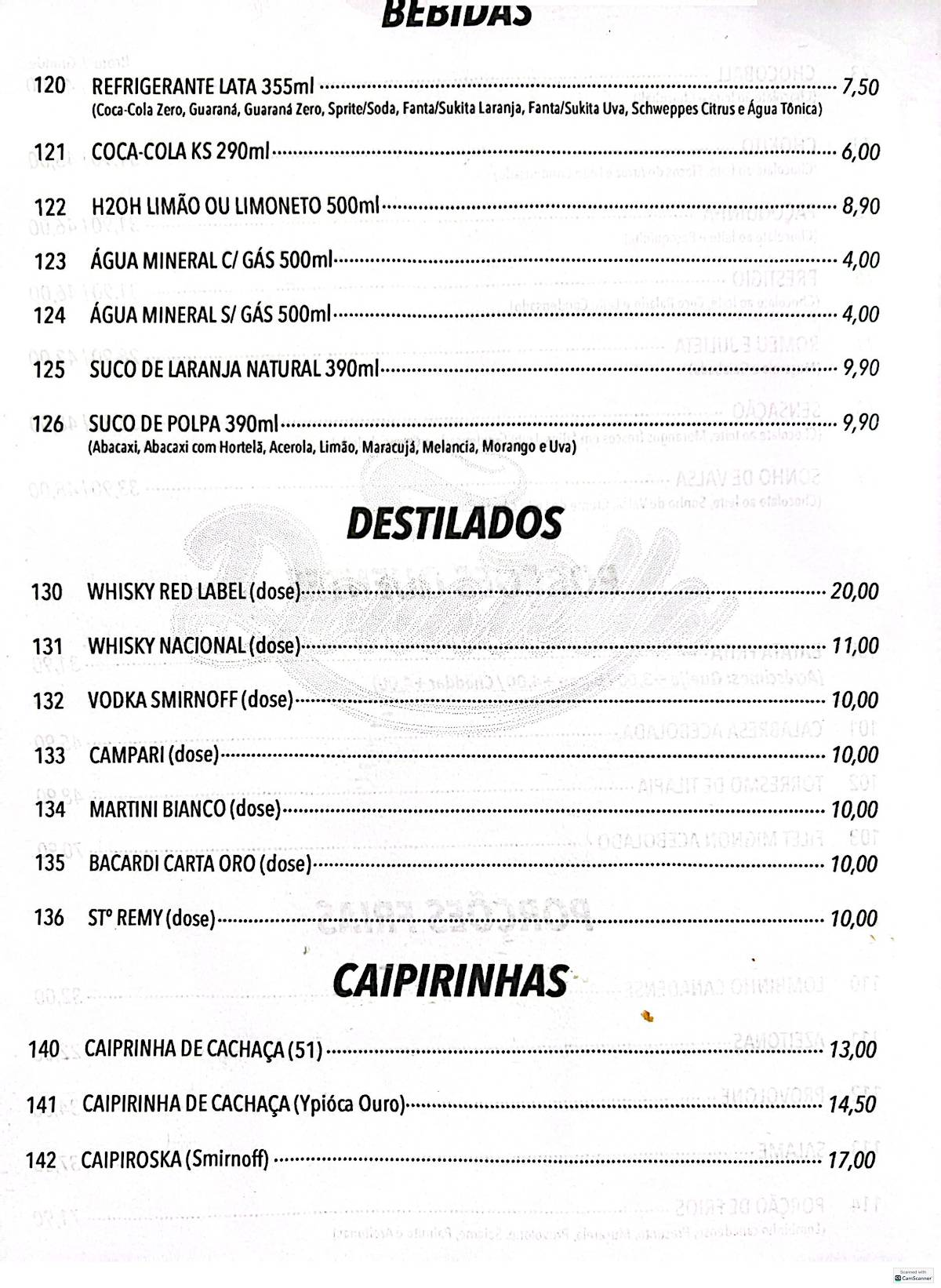 Pizzaria Donatella cardápio