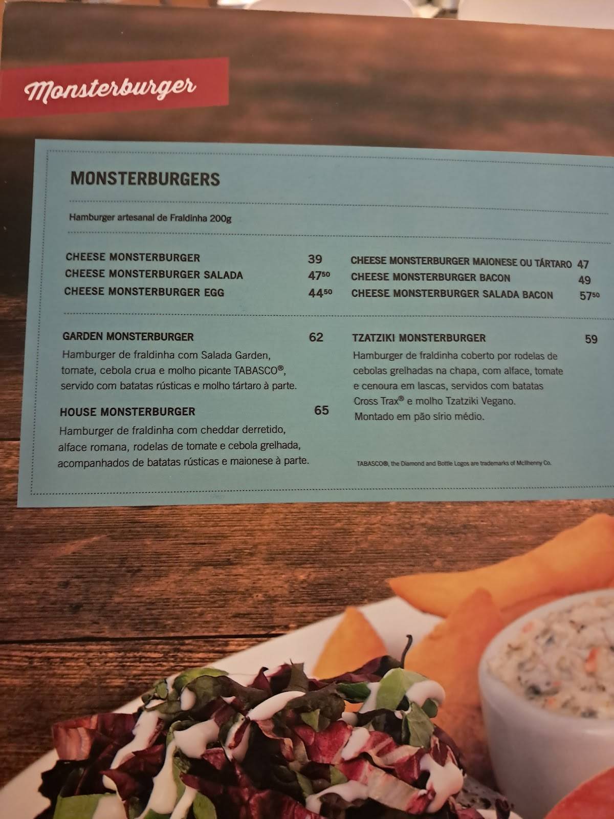 Achapa Hamburgers - Aclimação cardápio