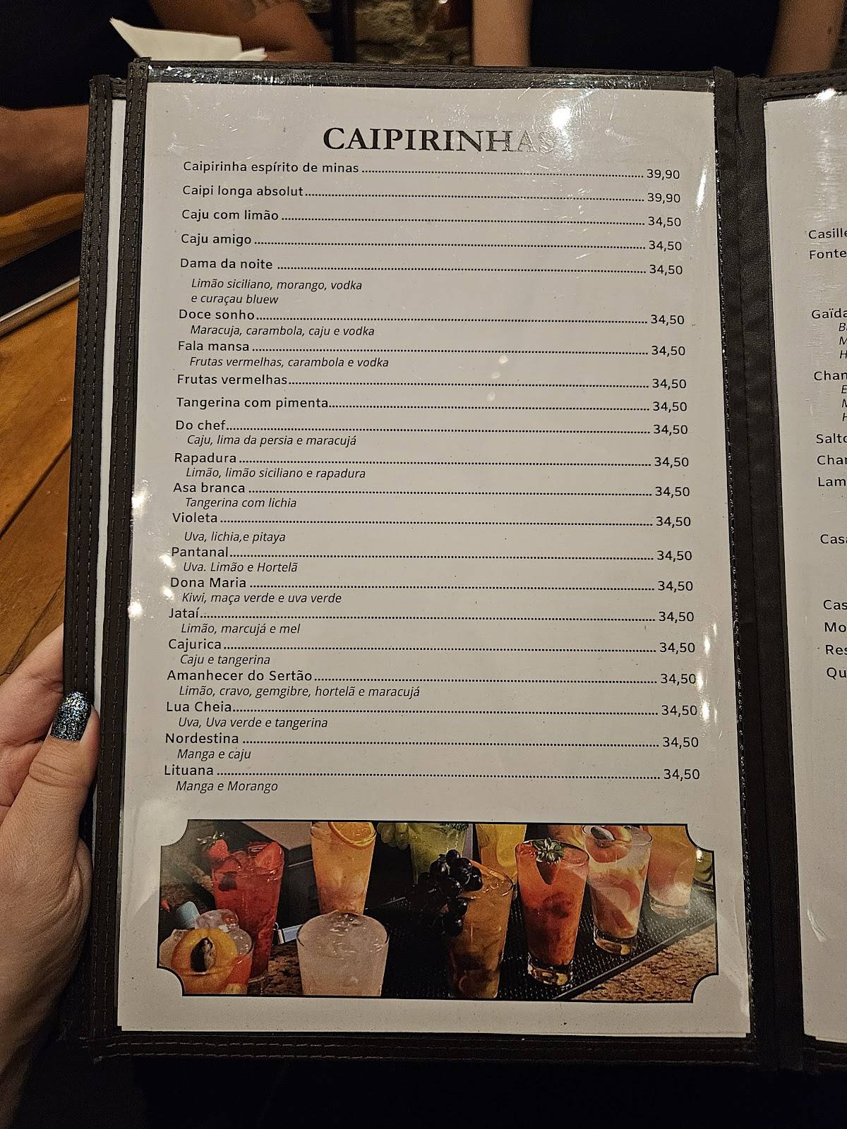 Bar Quintal da Mooca cardápio
