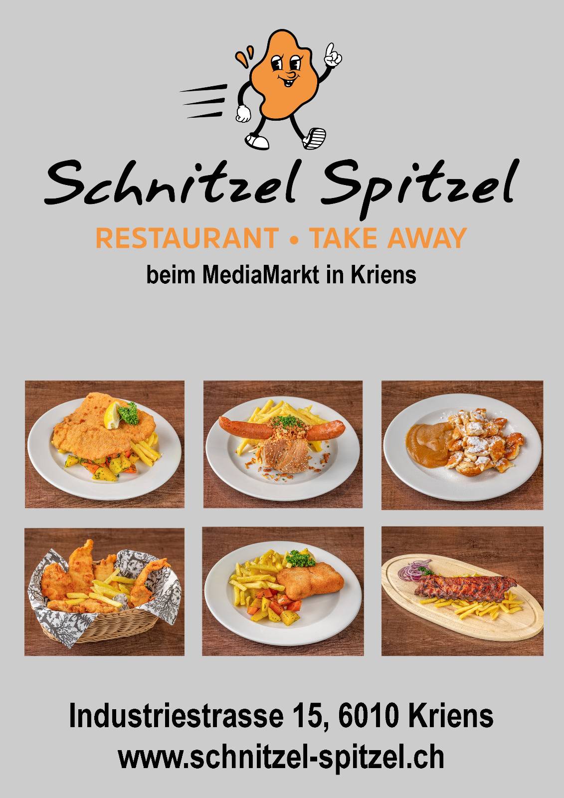 Menu di Schnitzel Spitzel Restaurant & Take Away 