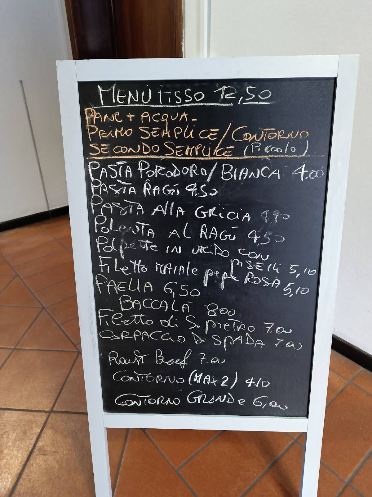 Menu di Self Ghirlandina 