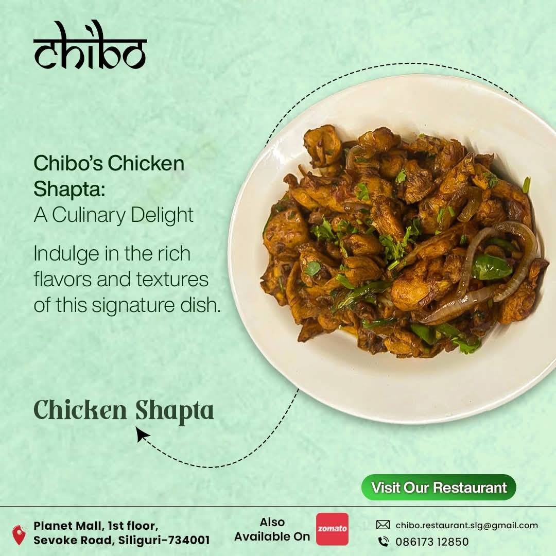Chibo Nepali Restaurant menu