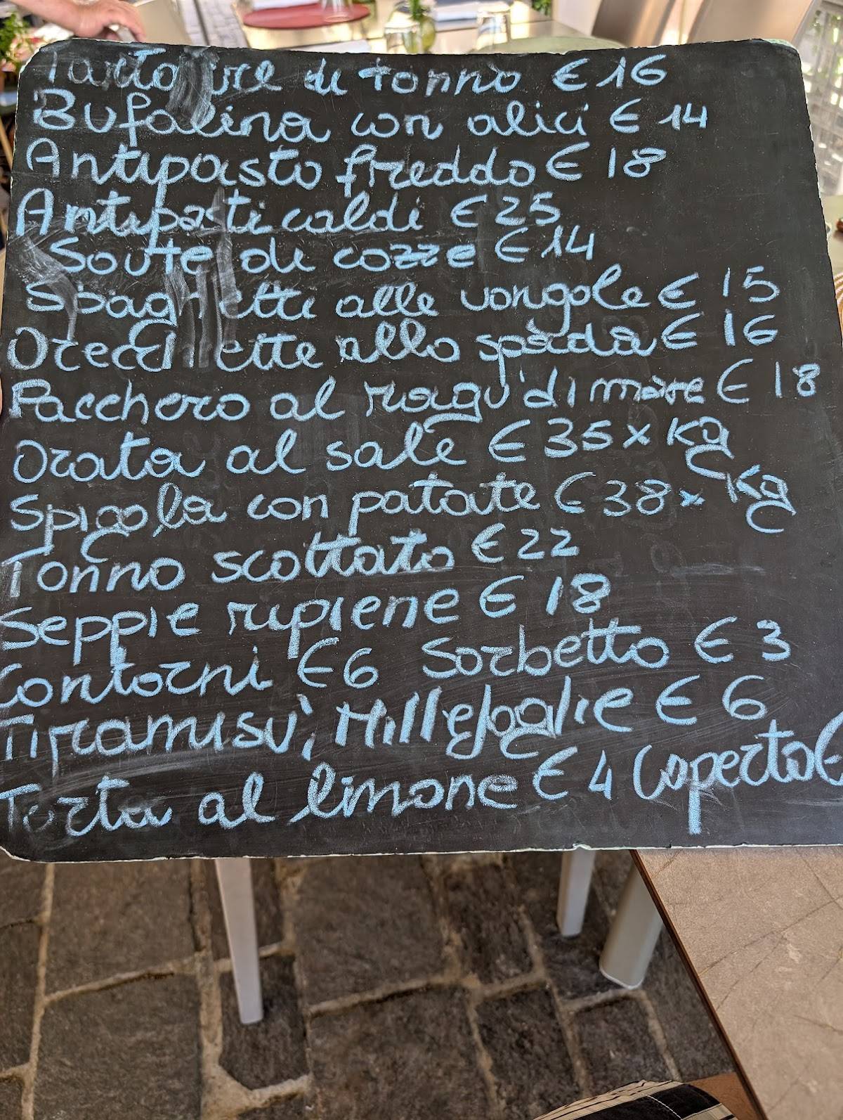 Menu di Taverna Ferretti 