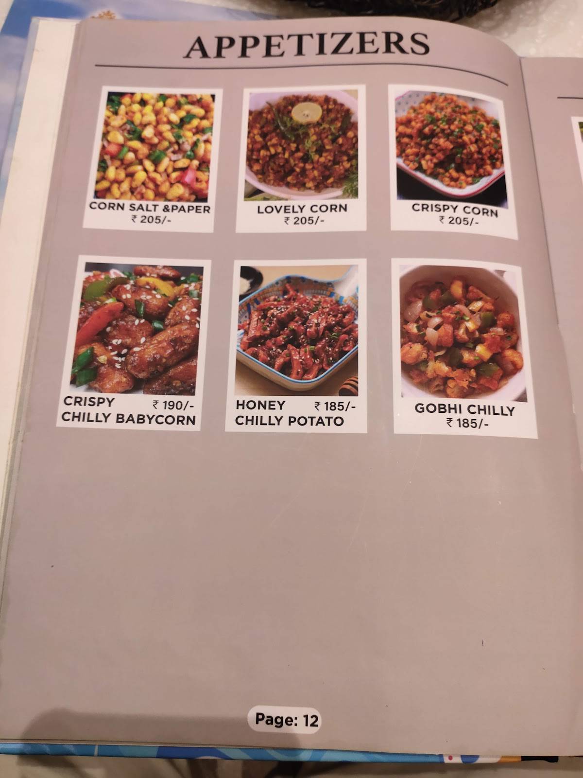 Food Island Restaurant menu