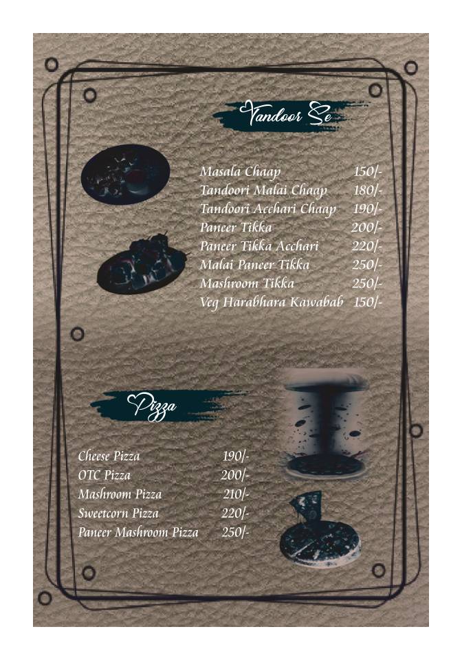 Sky Tree Rooftop Cafe menu