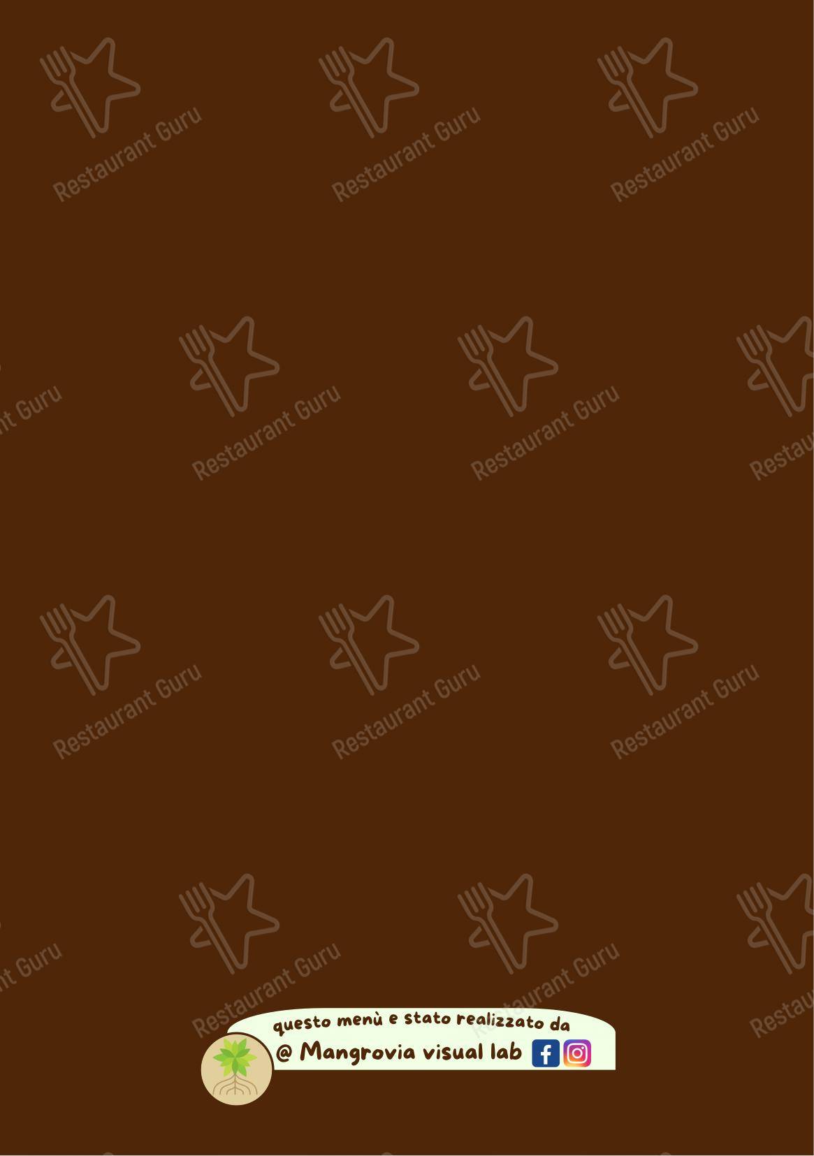 Menu bar per Soqquadro WineBar pub & bar