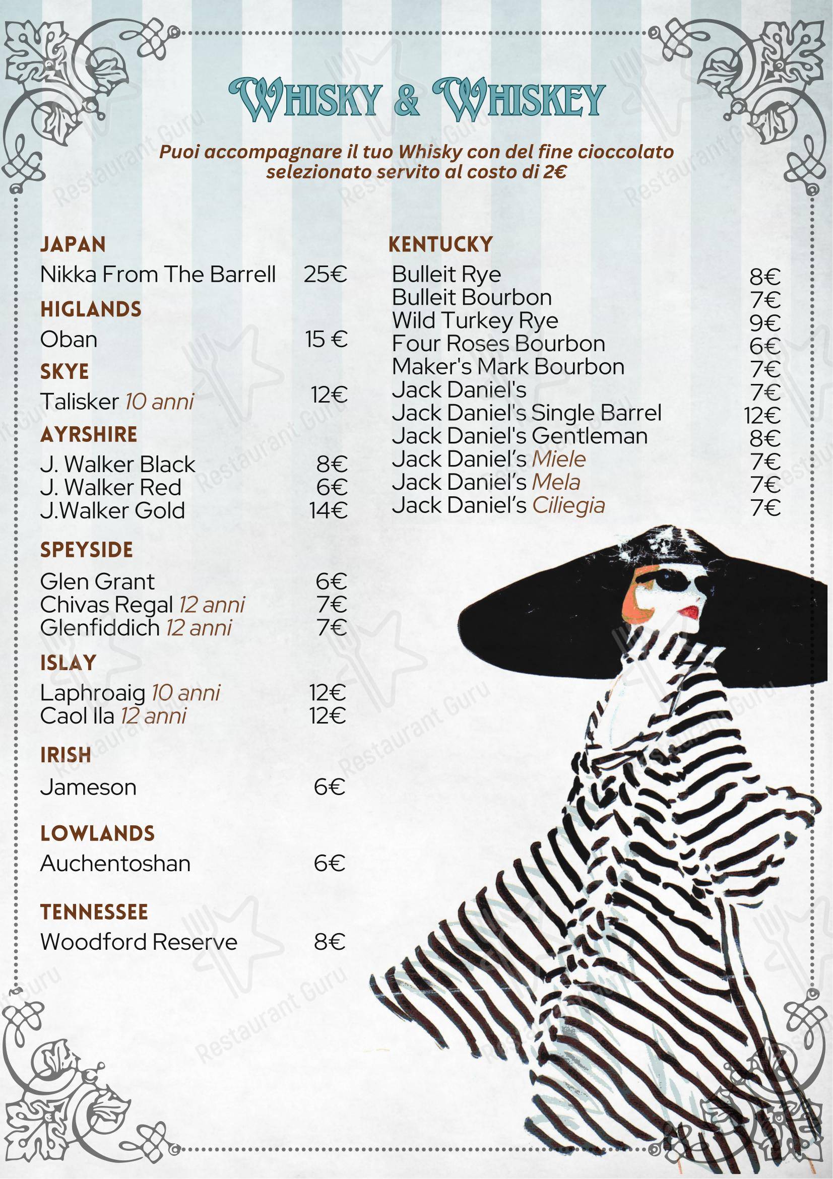 Menu per Soqquadro WineBar pub & bar