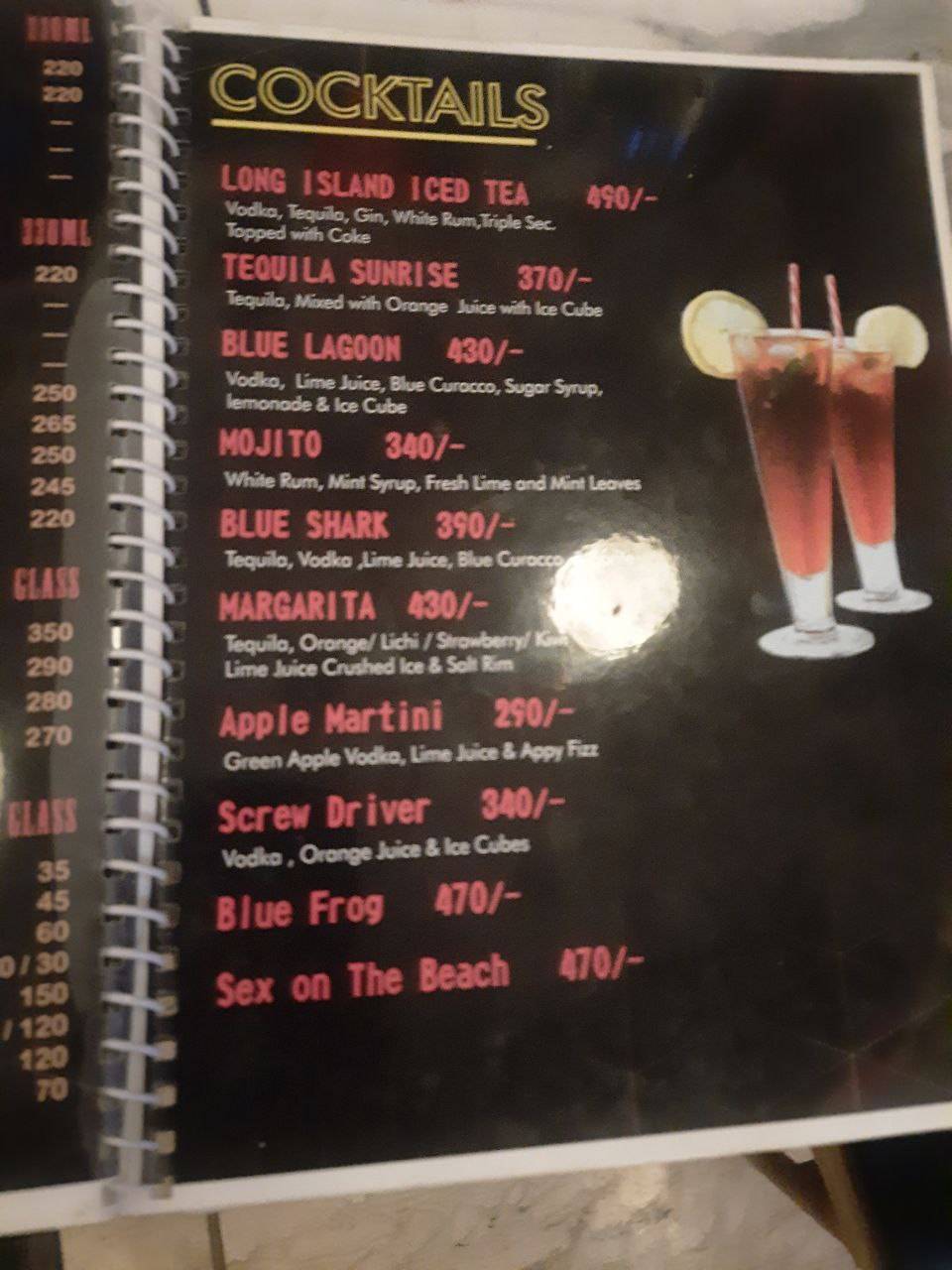 Sosho Kitchen & Bar menu