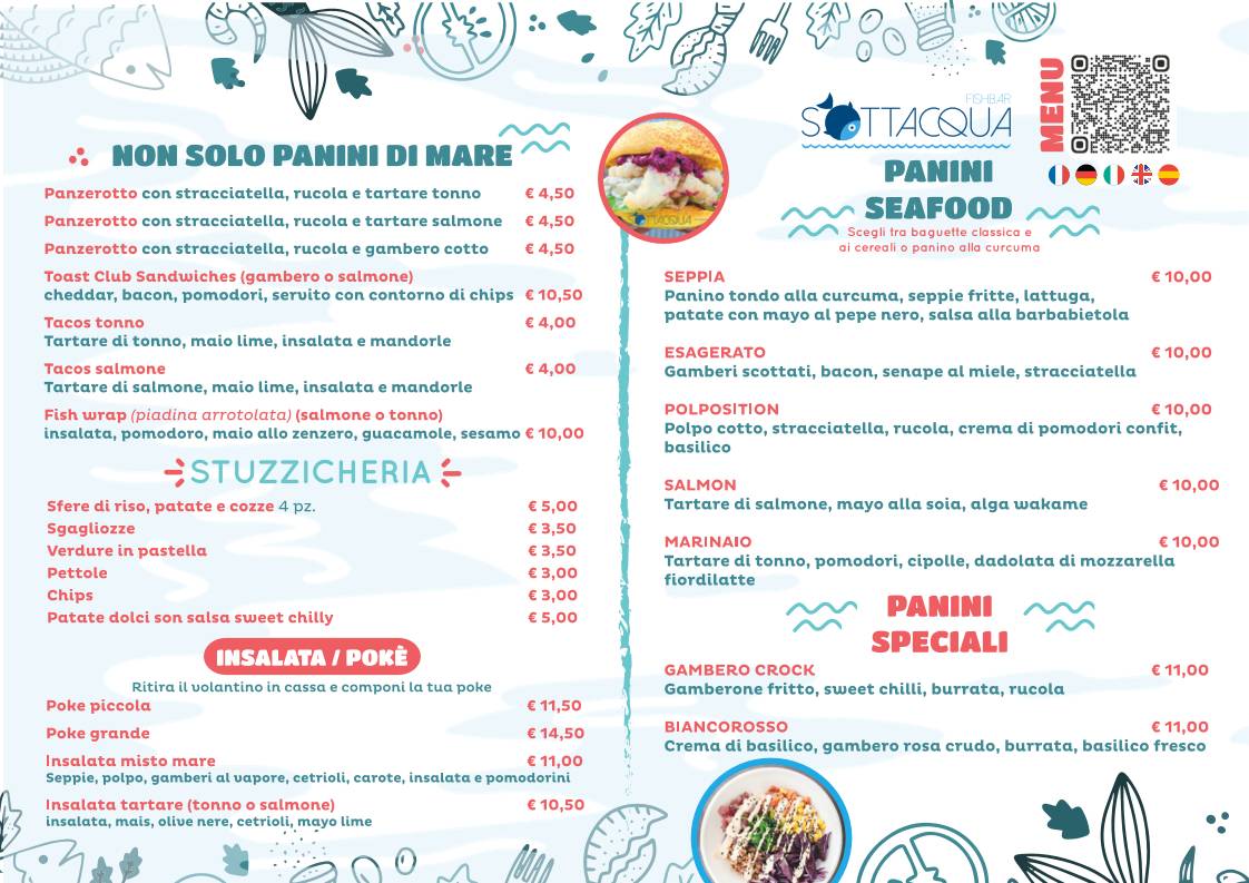 Menu di Sottacqua Fish Bar 