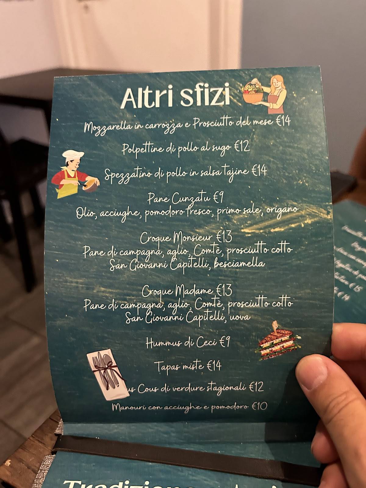 Menu di Spaccio Grosso 