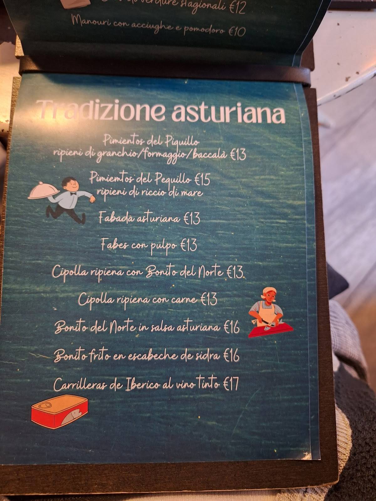 Menu di Spaccio Grosso 