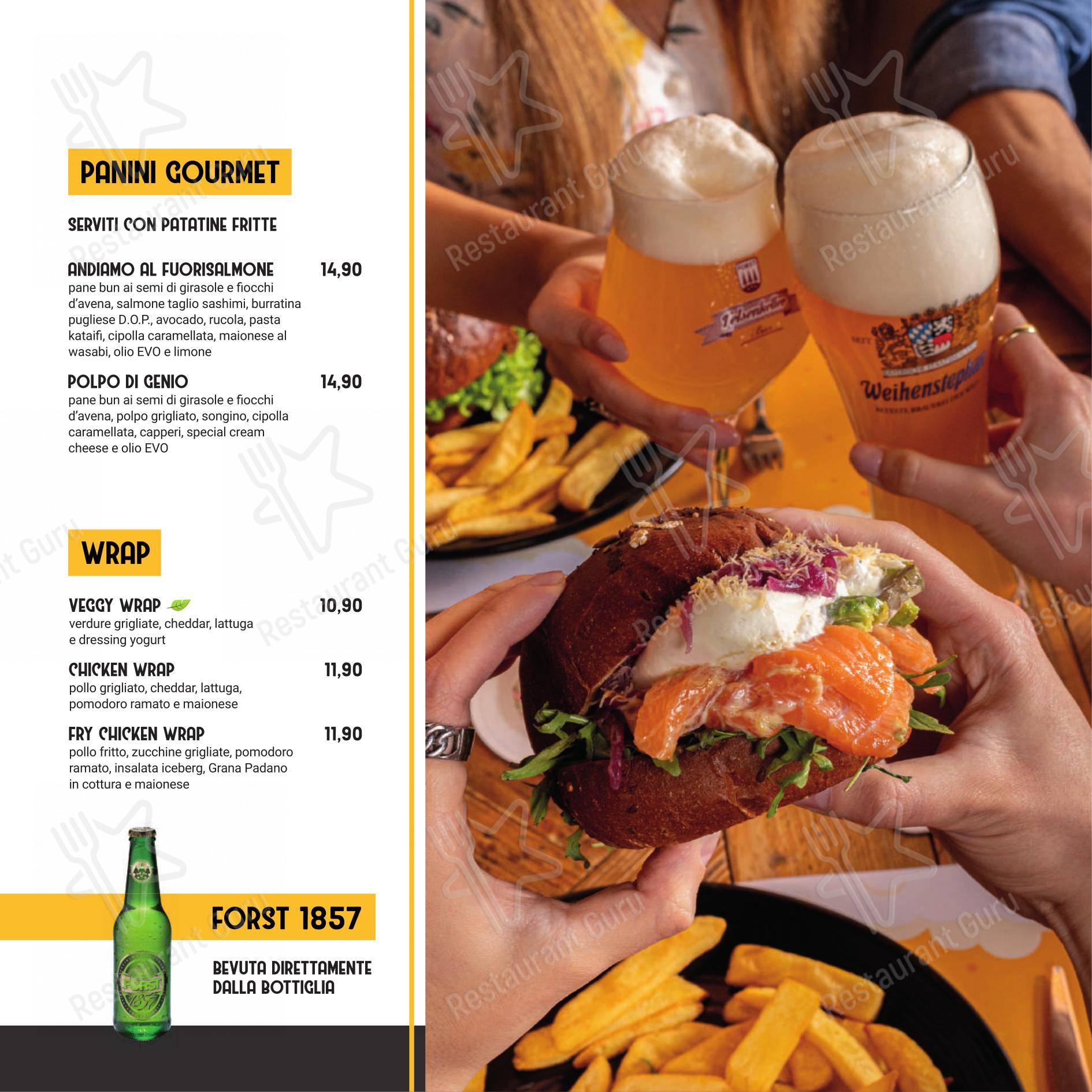 Menu bar per Spiller Verona in Verona